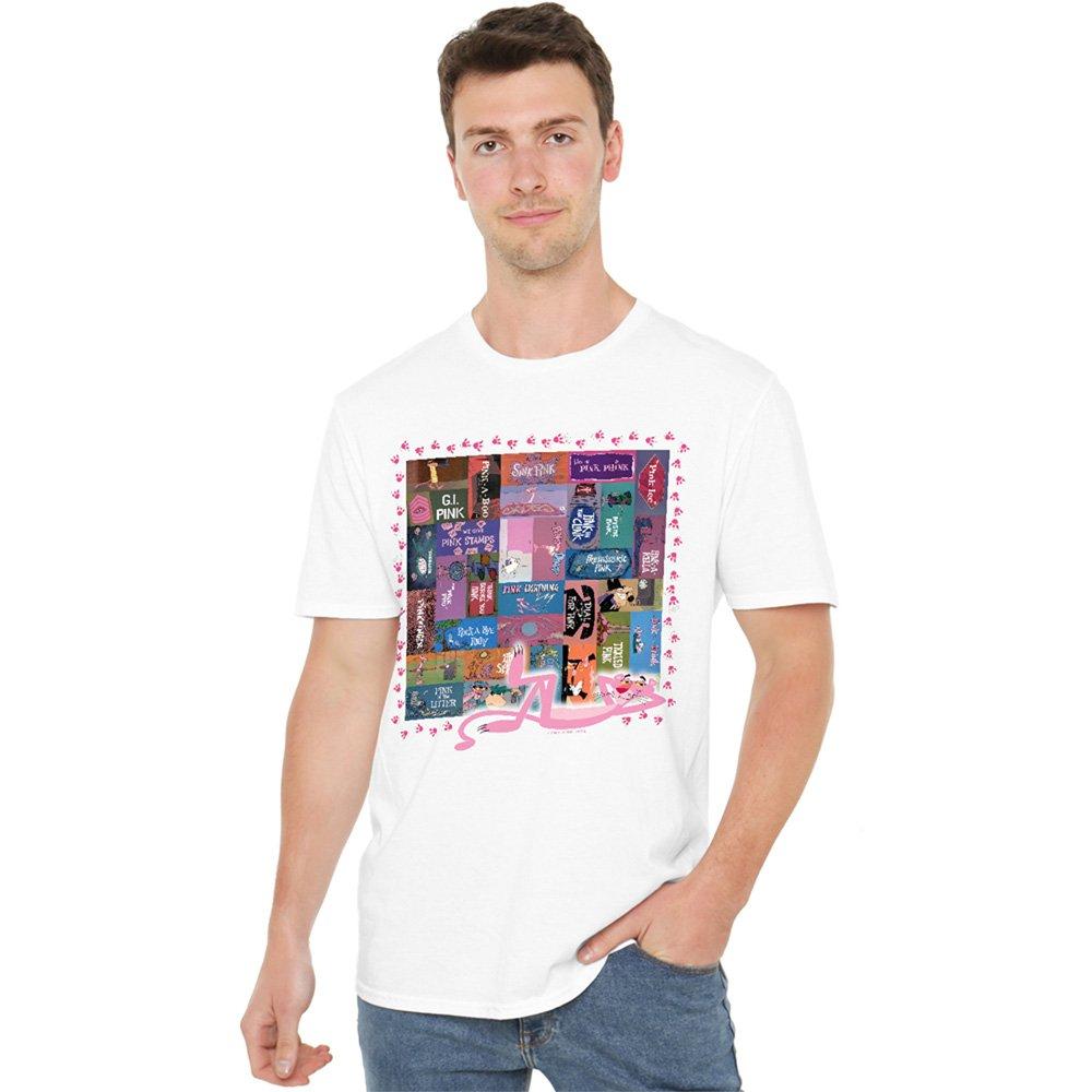 Other Pink Panther Vintage Titles T Shirt White