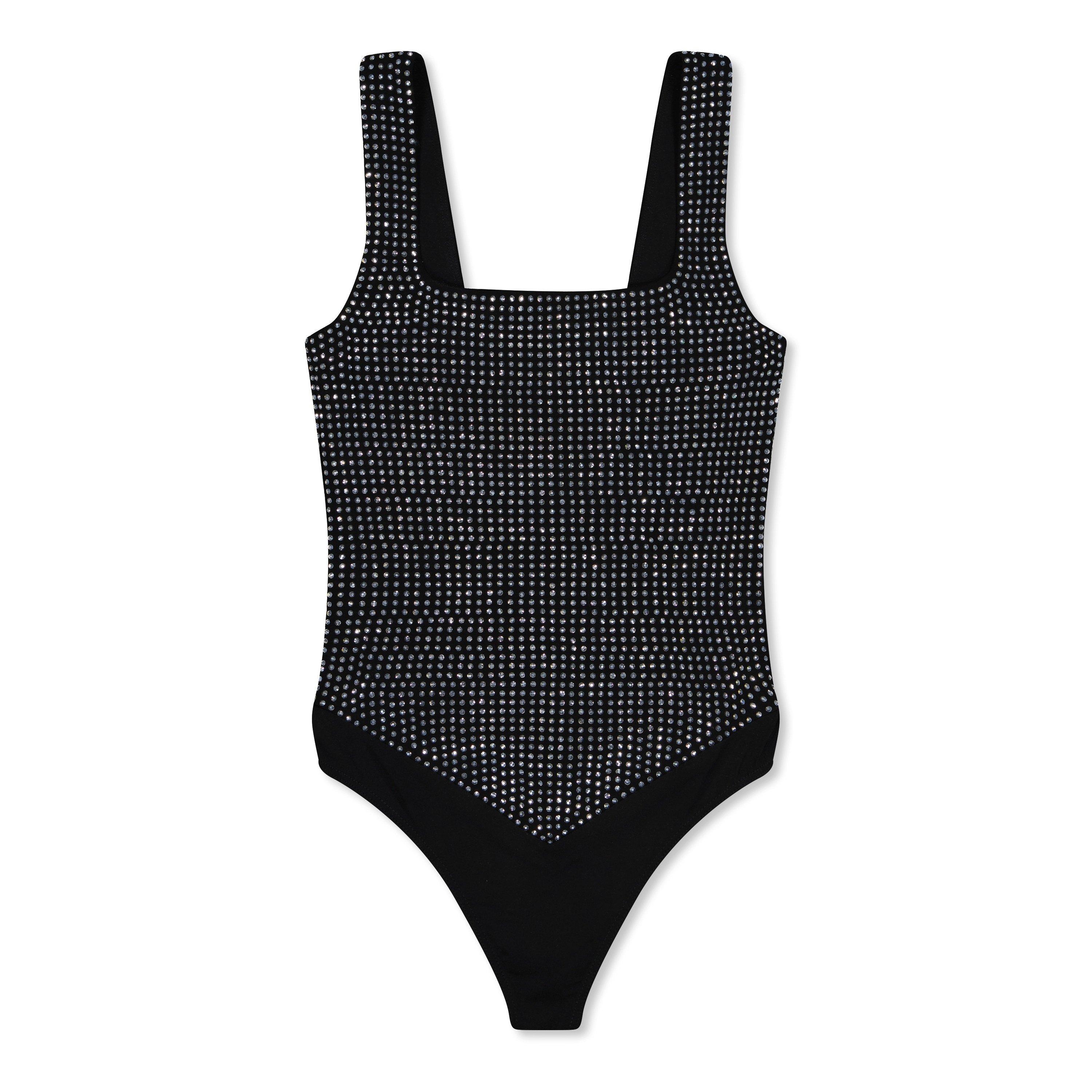 Black 001 - Good American - Women's Crystal Modern Bodysuit - 5