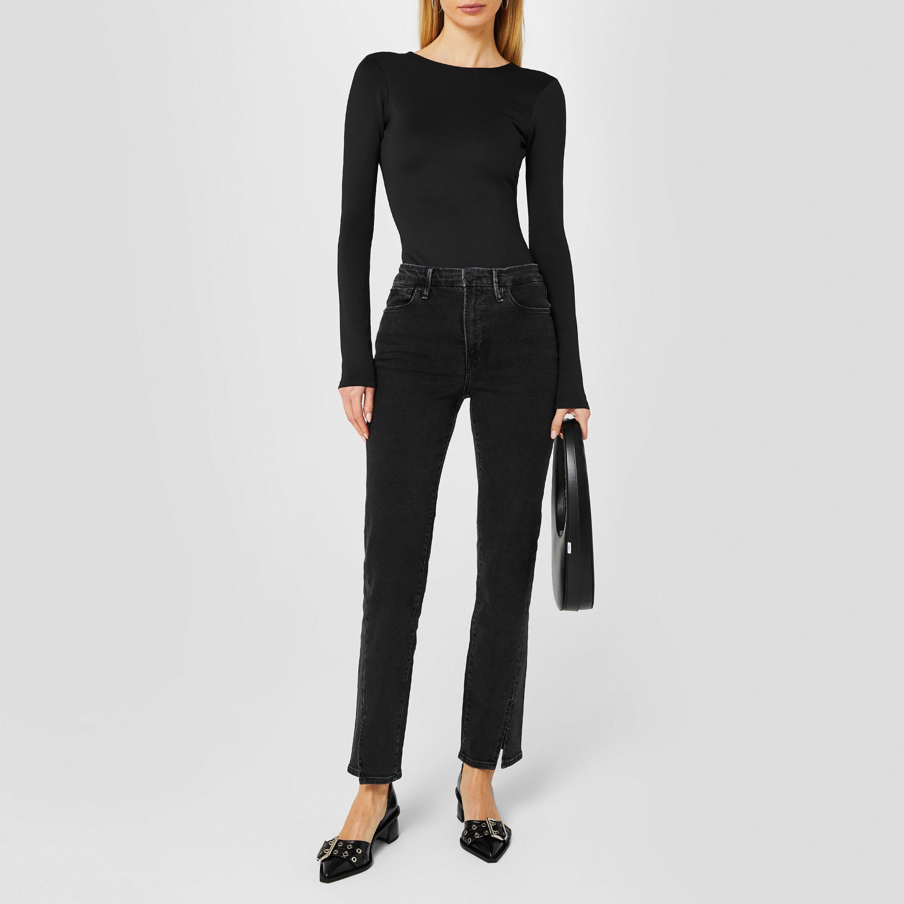 Black 001 - Good American - Women's Scooba Scoop Bodysuit - 4