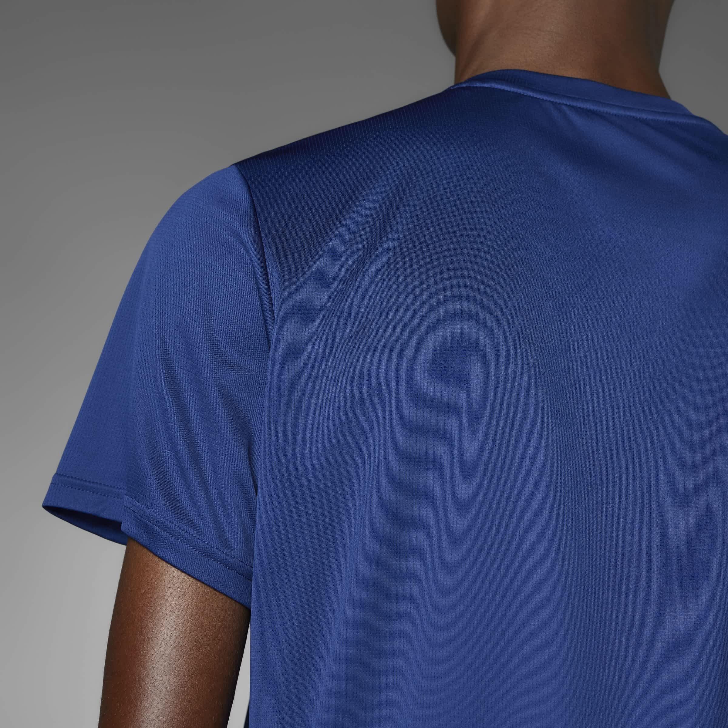 Dark Blue - adidas - Run It T-Shirt - 5