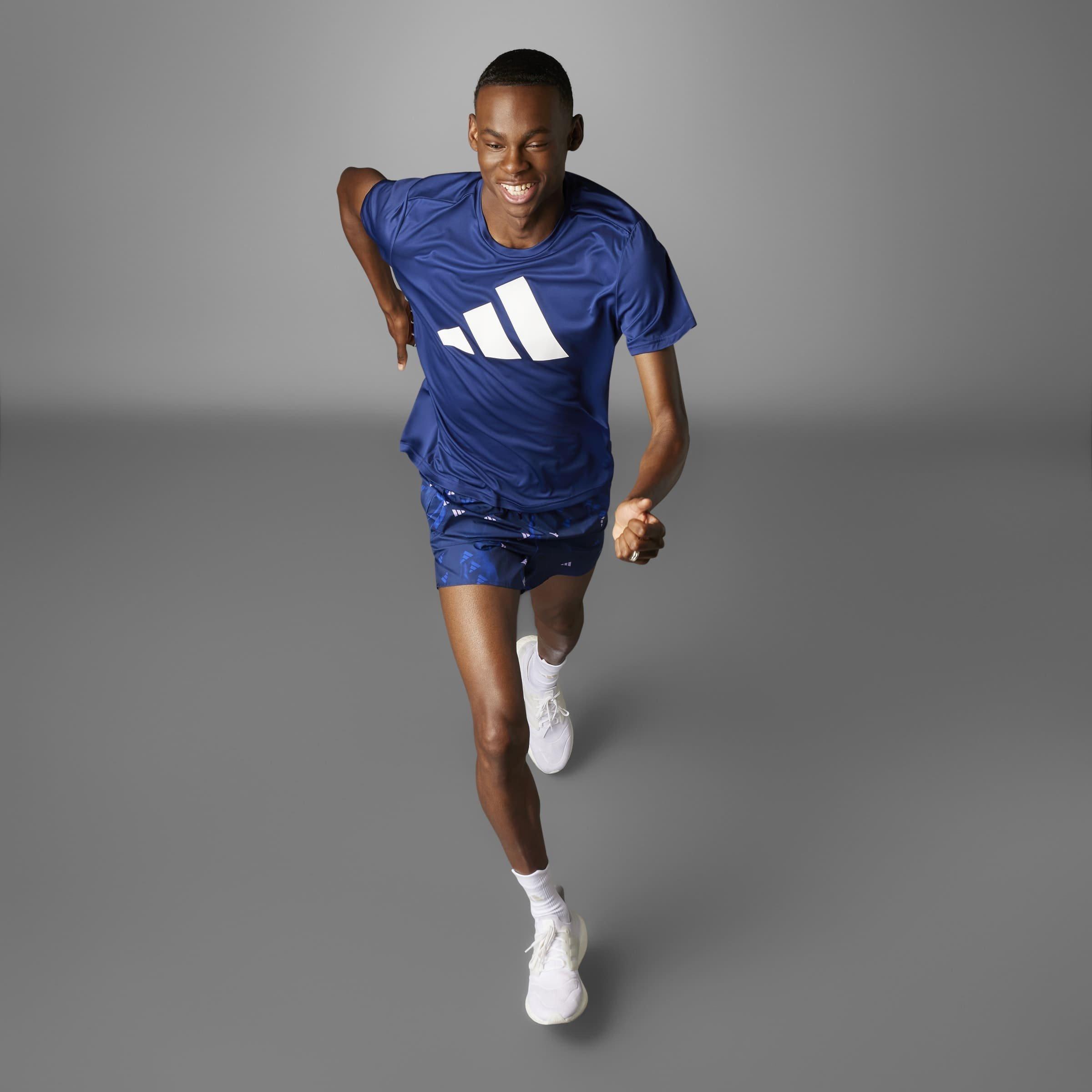 Dark Blue - adidas - Run It T-Shirt - 7