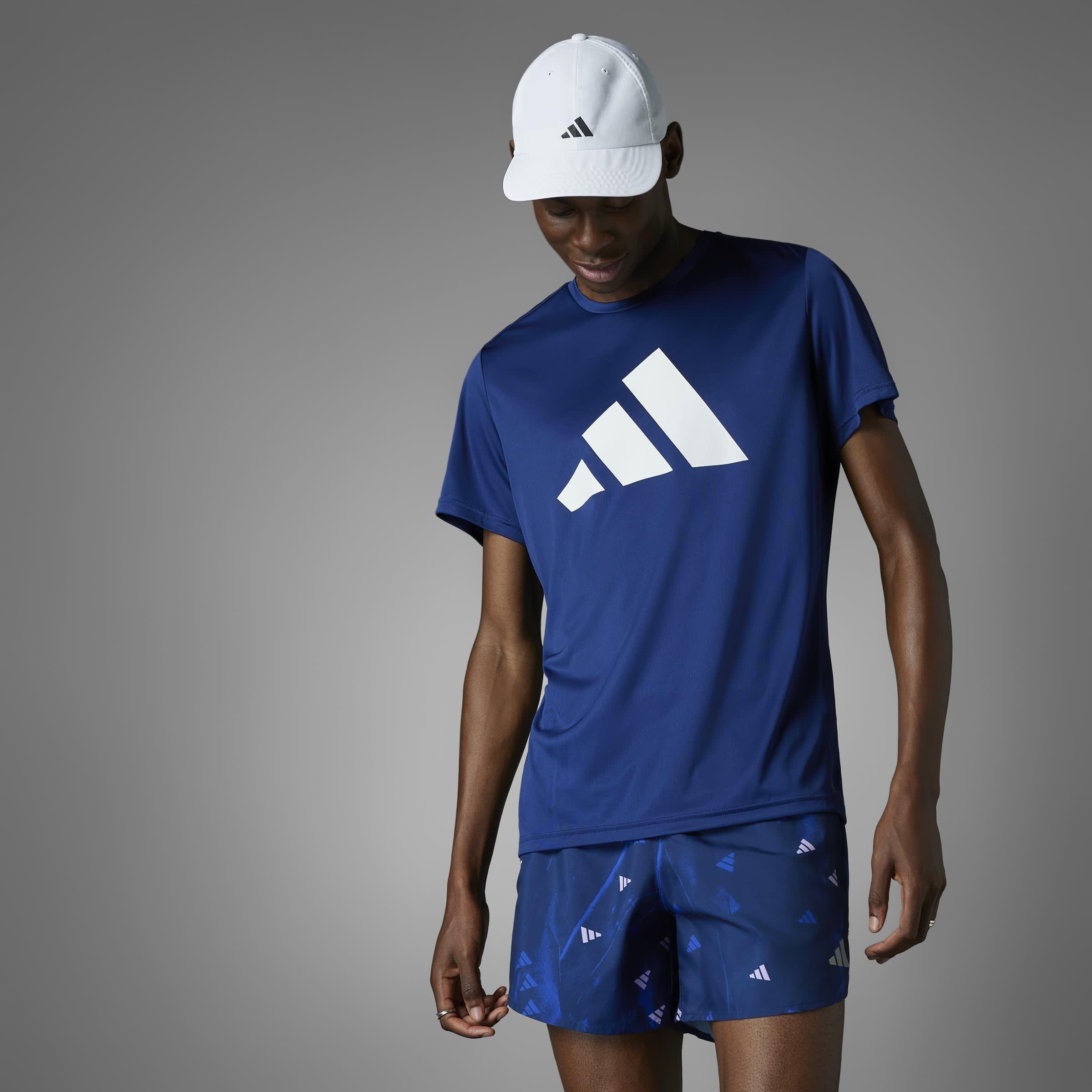 Dark Blue - adidas - Run It T-Shirt - 8