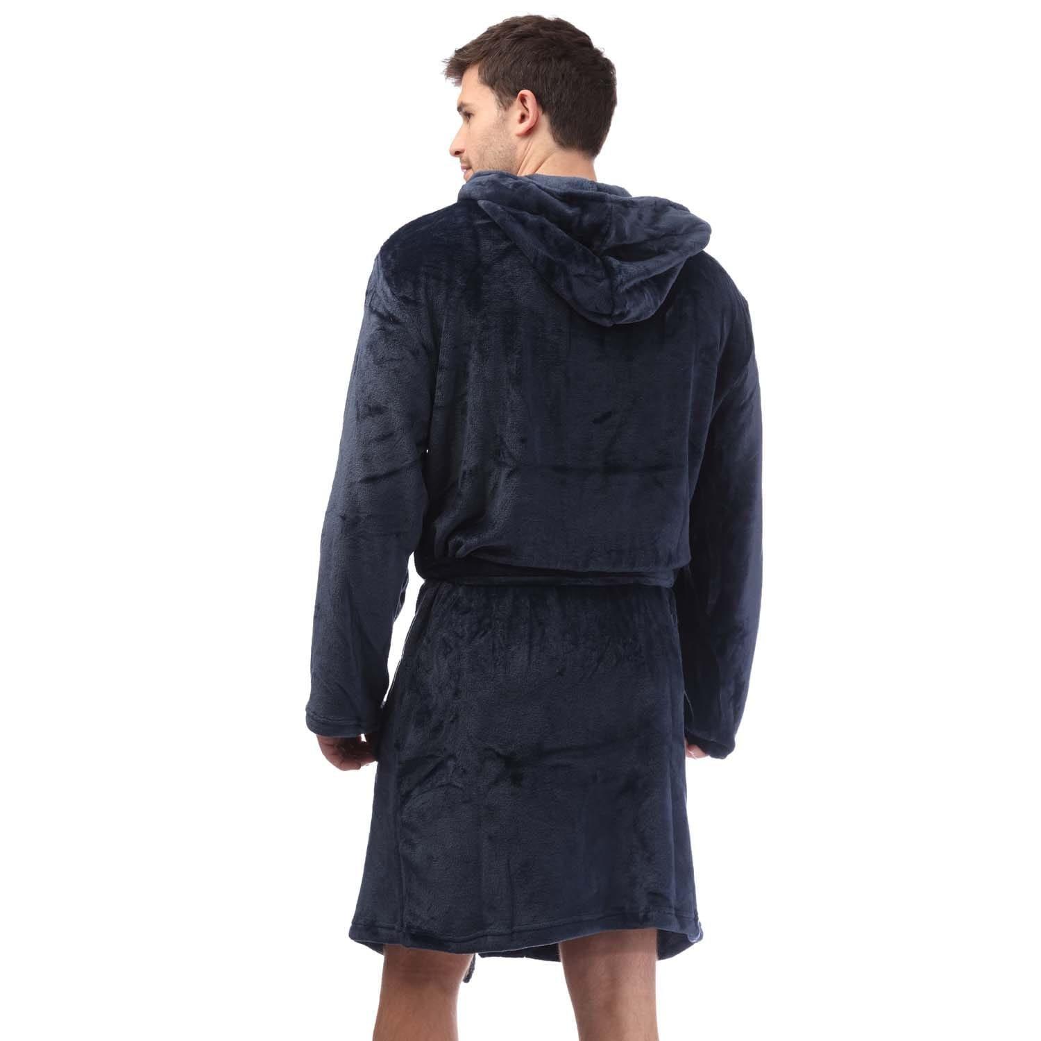 Navy - Farah - Frazier Dressing Gown - 2