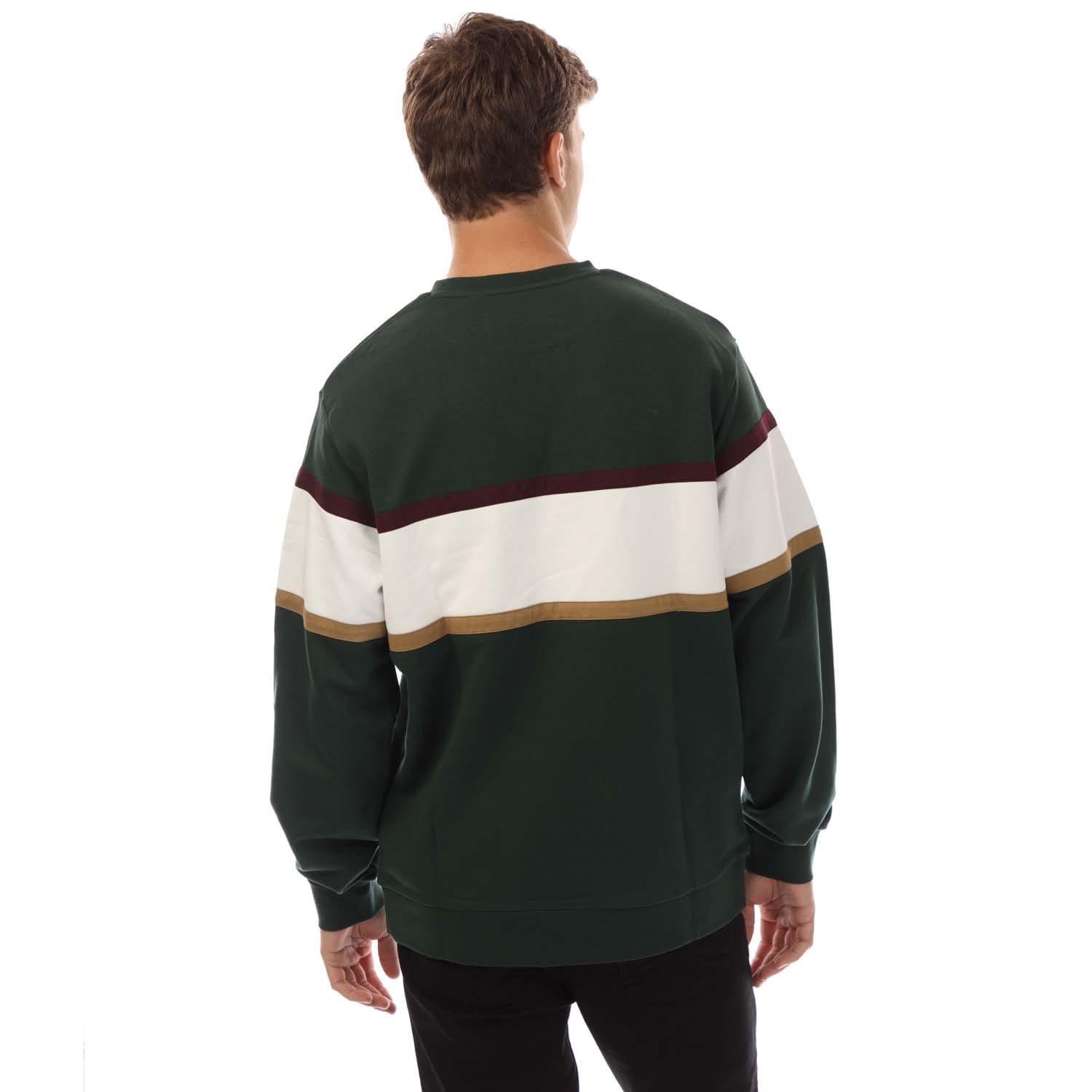 Green - Lyle and Scott - Volley Stripe Sweatshirt - 3