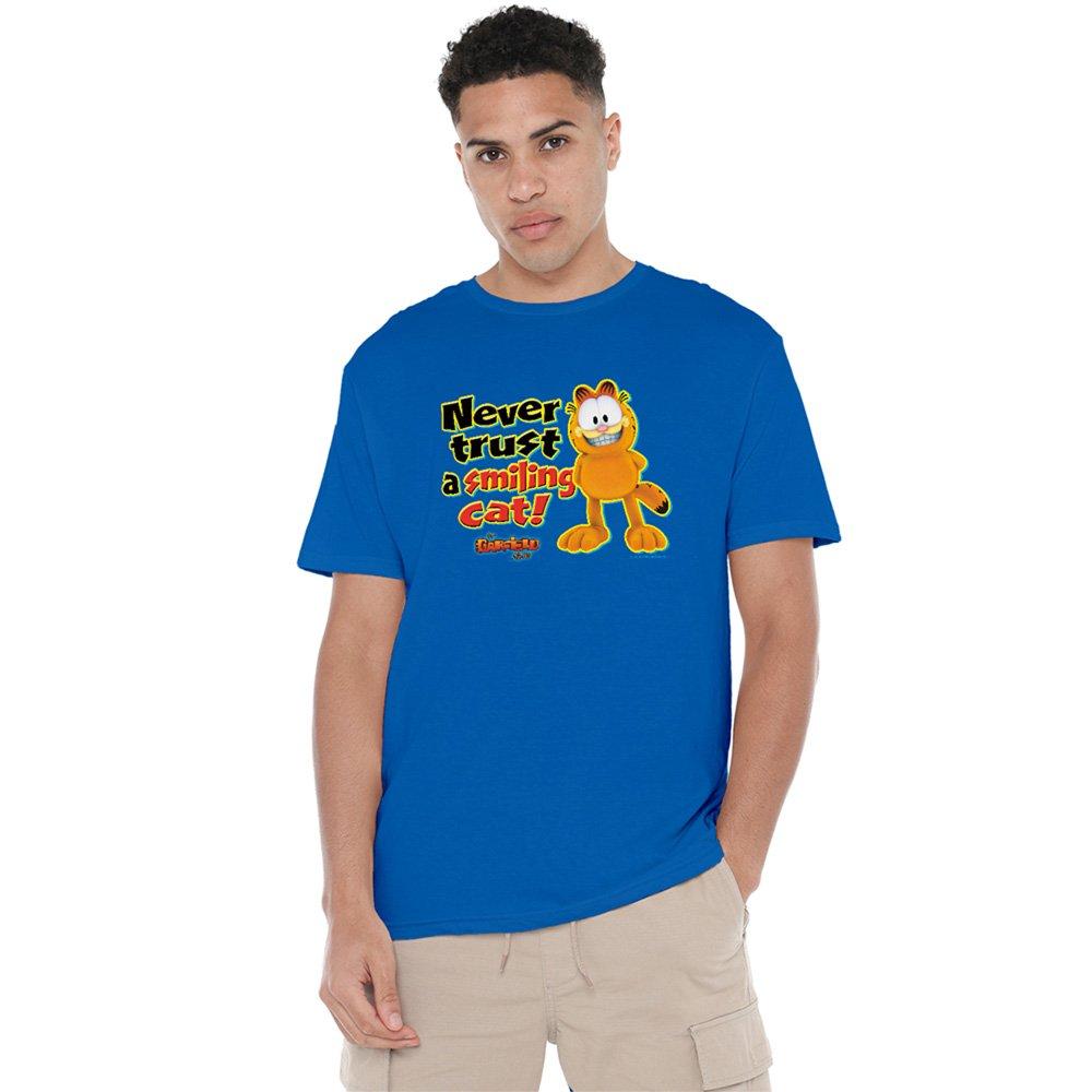 Blue - Garfield - Garfield Smiling T Shirt Royal - 1