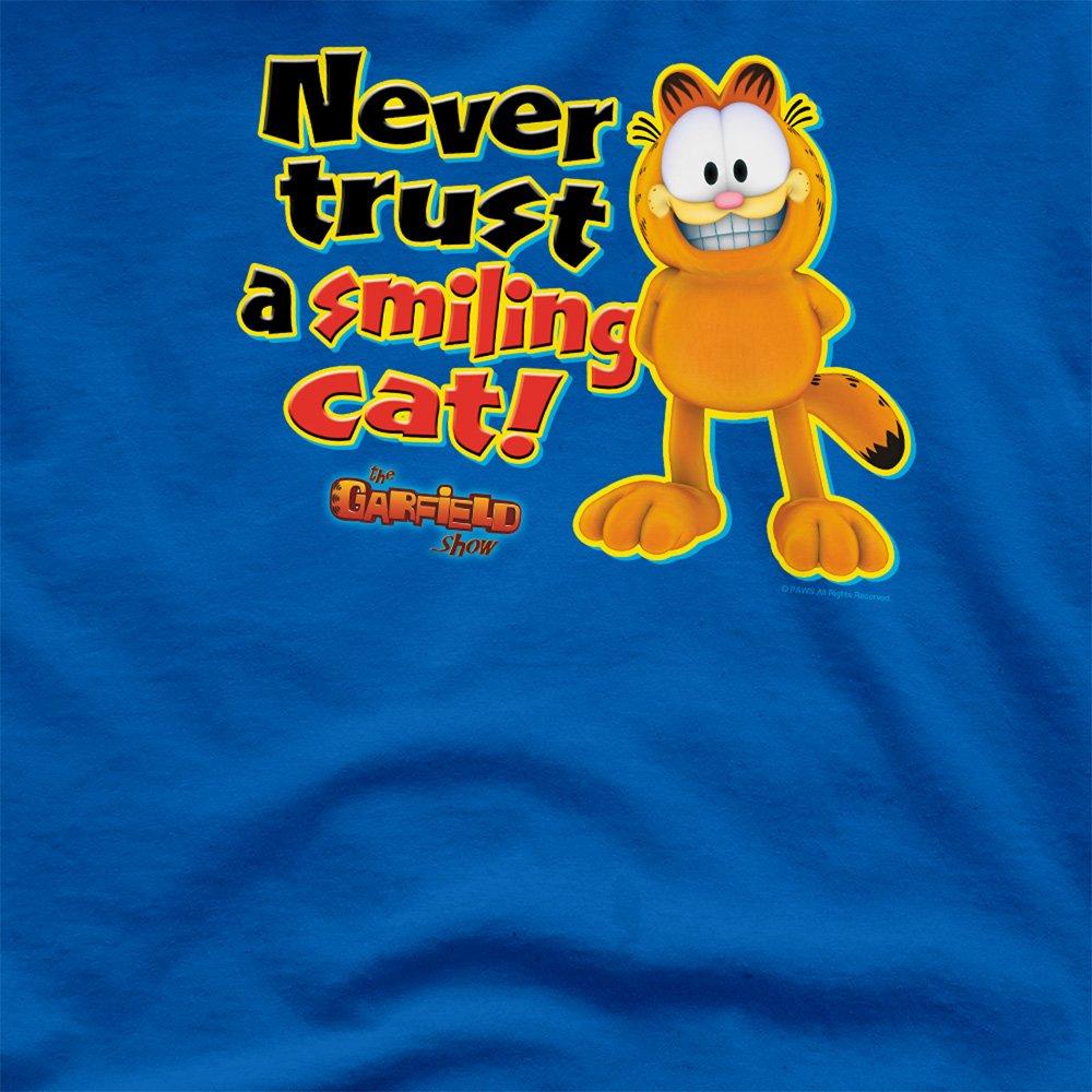 Blue - Garfield - Garfield Smiling T Shirt Royal - 2