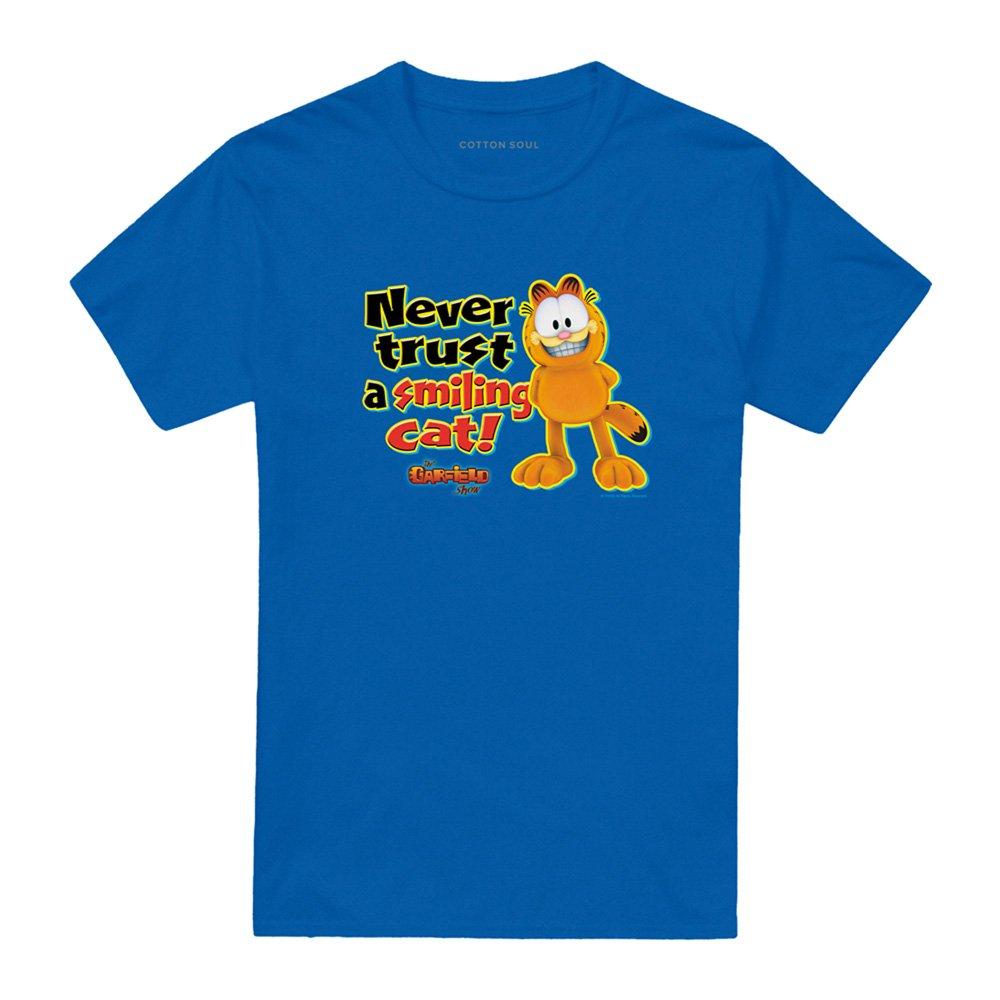 Blue - Garfield - Garfield Smiling T Shirt Royal - 4