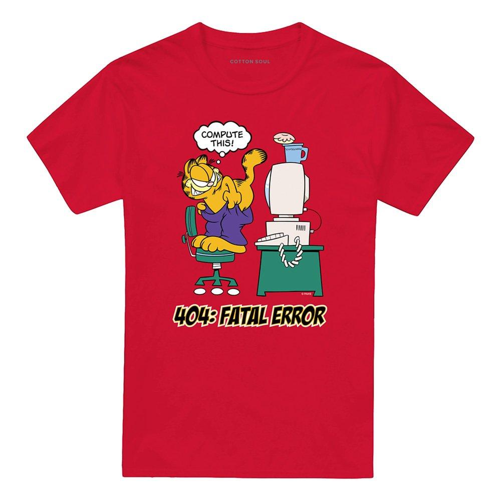 Red - Garfield - Garfield Compute This T Shirt Red - 4