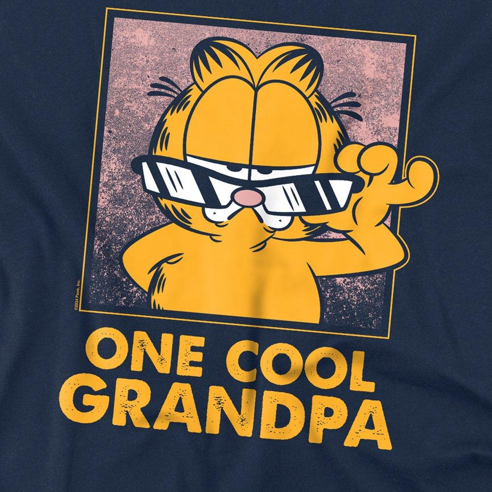 Navy - Garfield - Garfield FatherS Day One Cool Grandpa T Shirt Na - 2