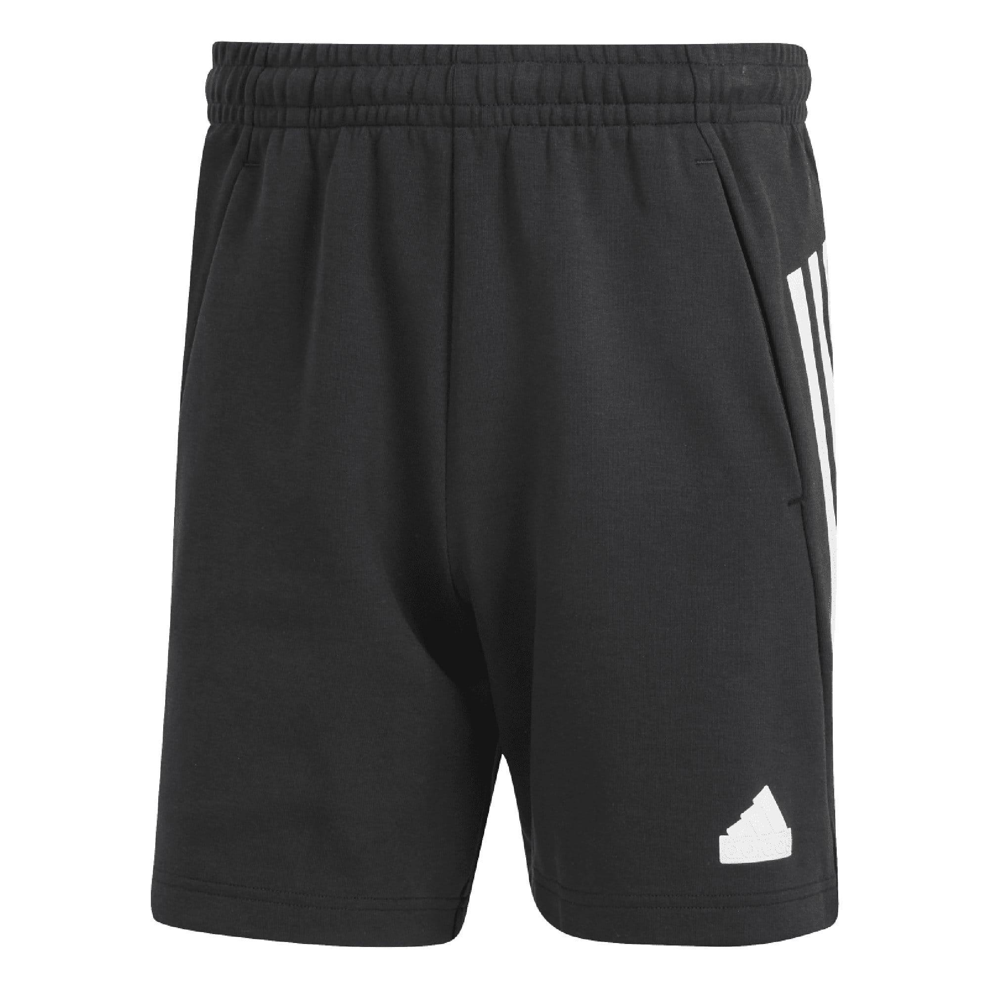 Crna - adidas - Future Icons 3-Stripes Shorts - 4