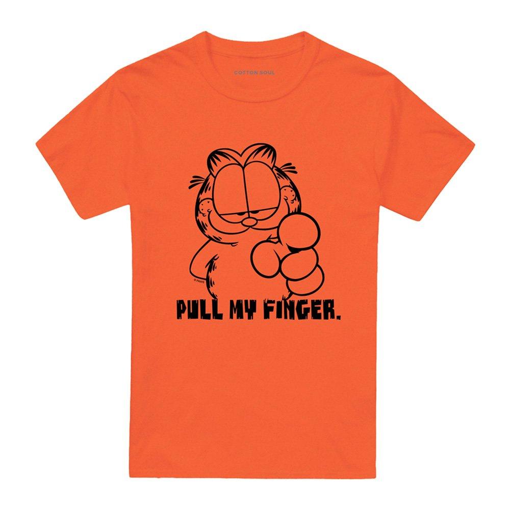 Orange - Garfield - Garfield Pull My Finger T Shirt Orange - 4