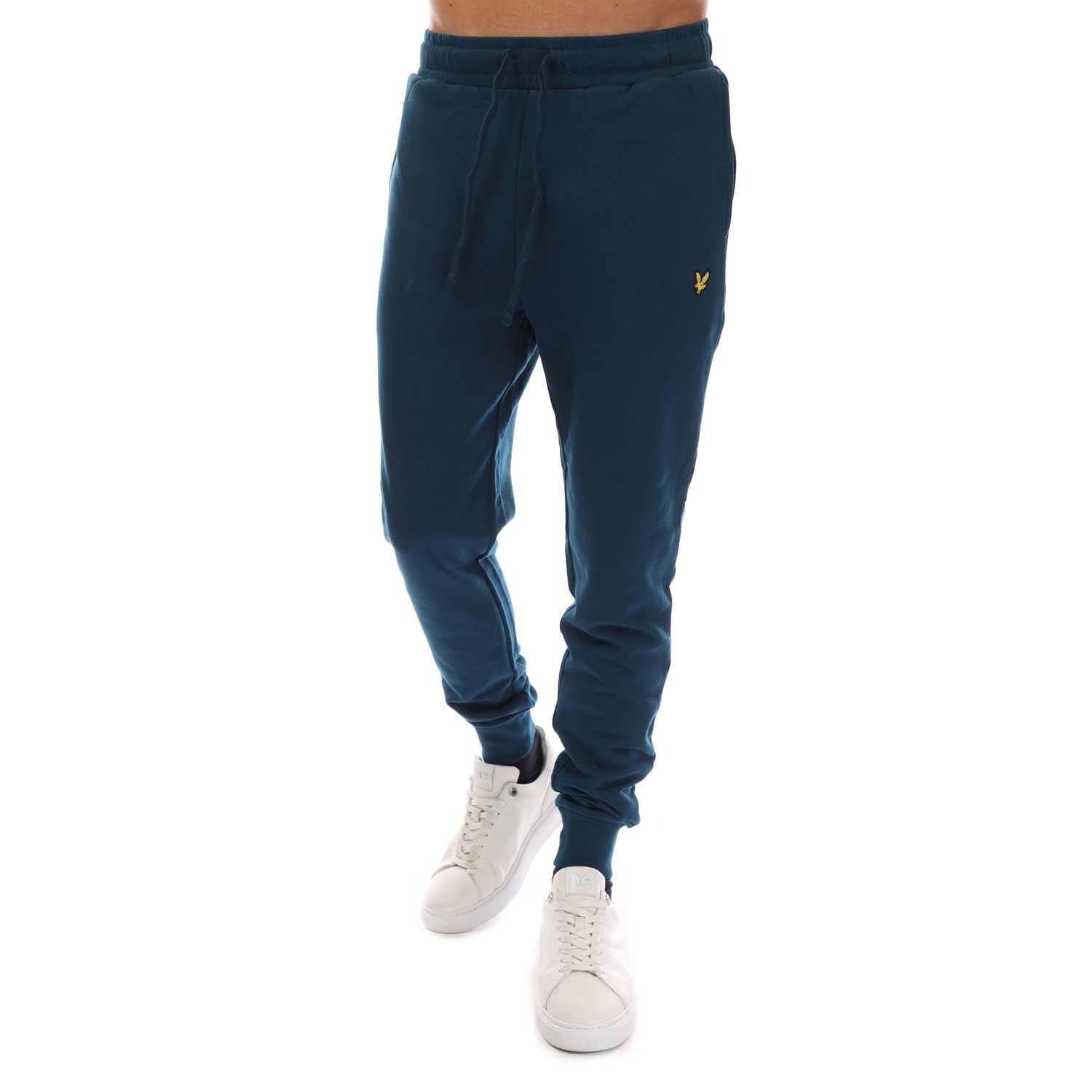 Navy - Lyle and Scott - Skinny Sweatpants - 1