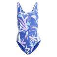 Floral 3-Stripes Swimsuit Womens
