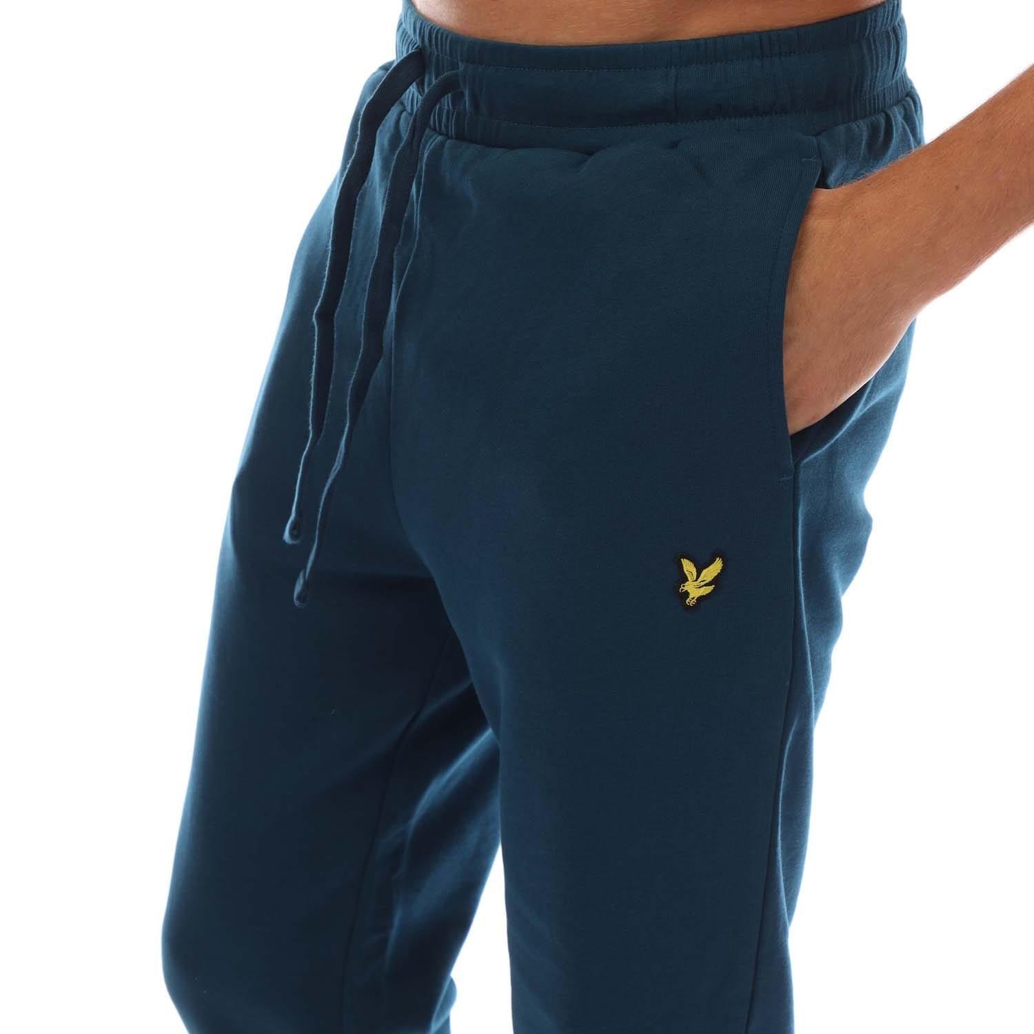 Navy - Lyle and Scott - Skinny Sweatpants - 3