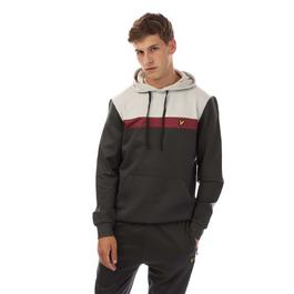Lyle and Scott Fly Fleece Colour Block Hoodie