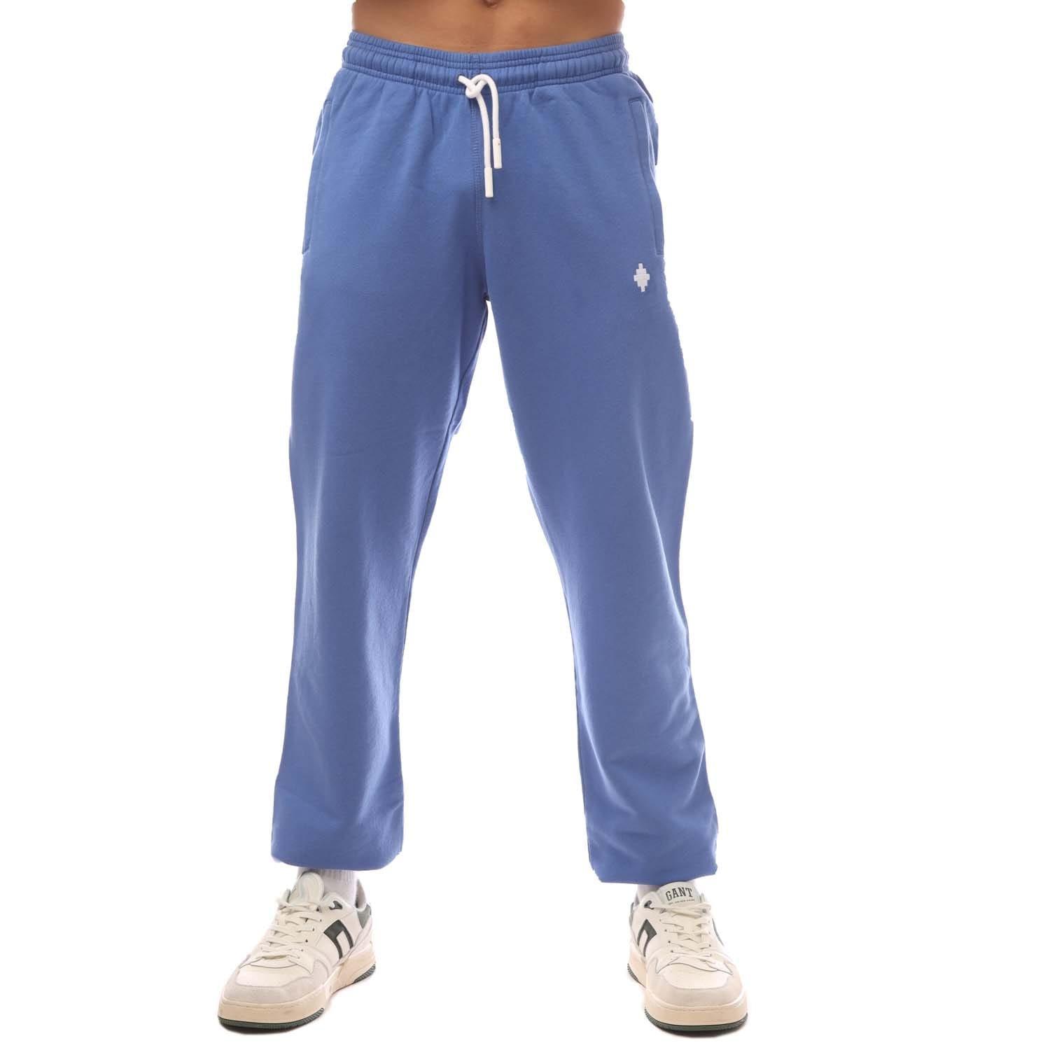 Blue-White - Marcelo Burlon - Cross Relaxed Sweatpants - 1