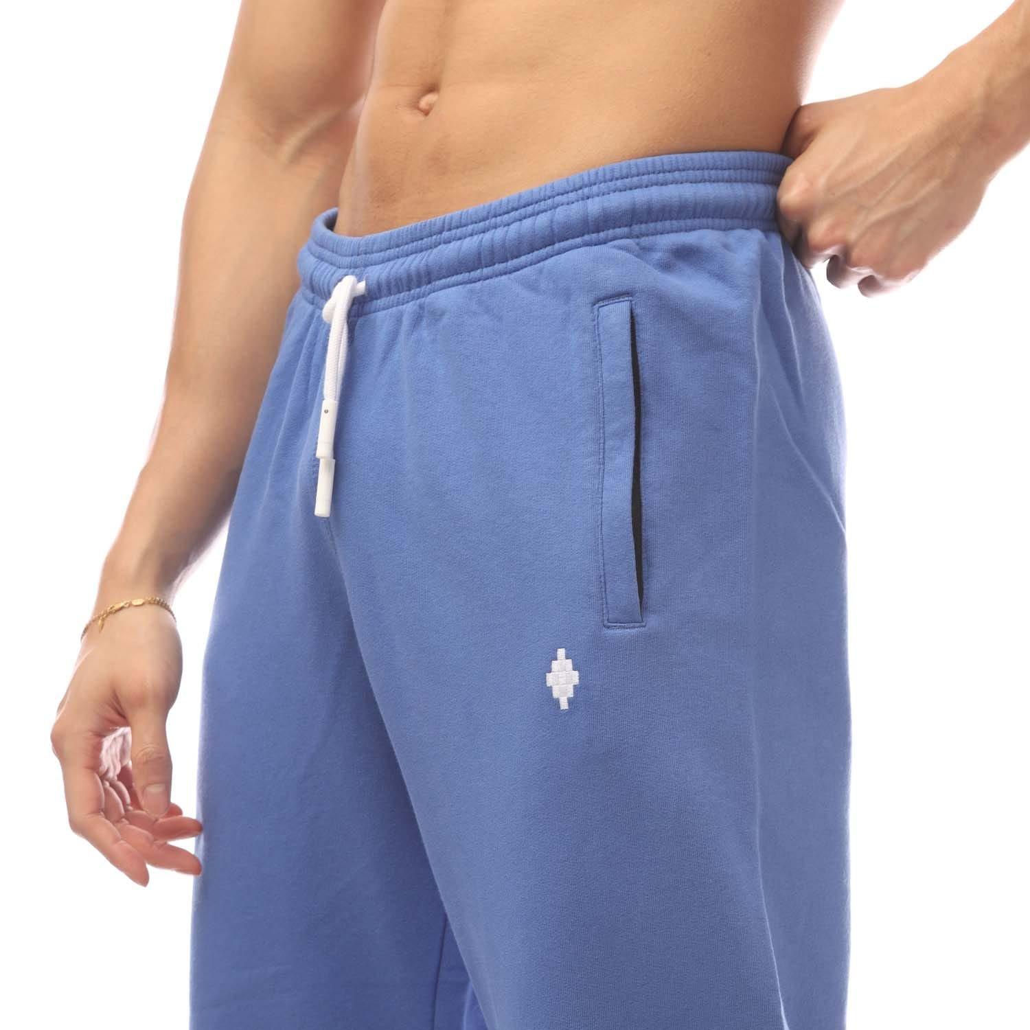 Blue-White - Marcelo Burlon - Cross Relaxed Sweatpants - 3