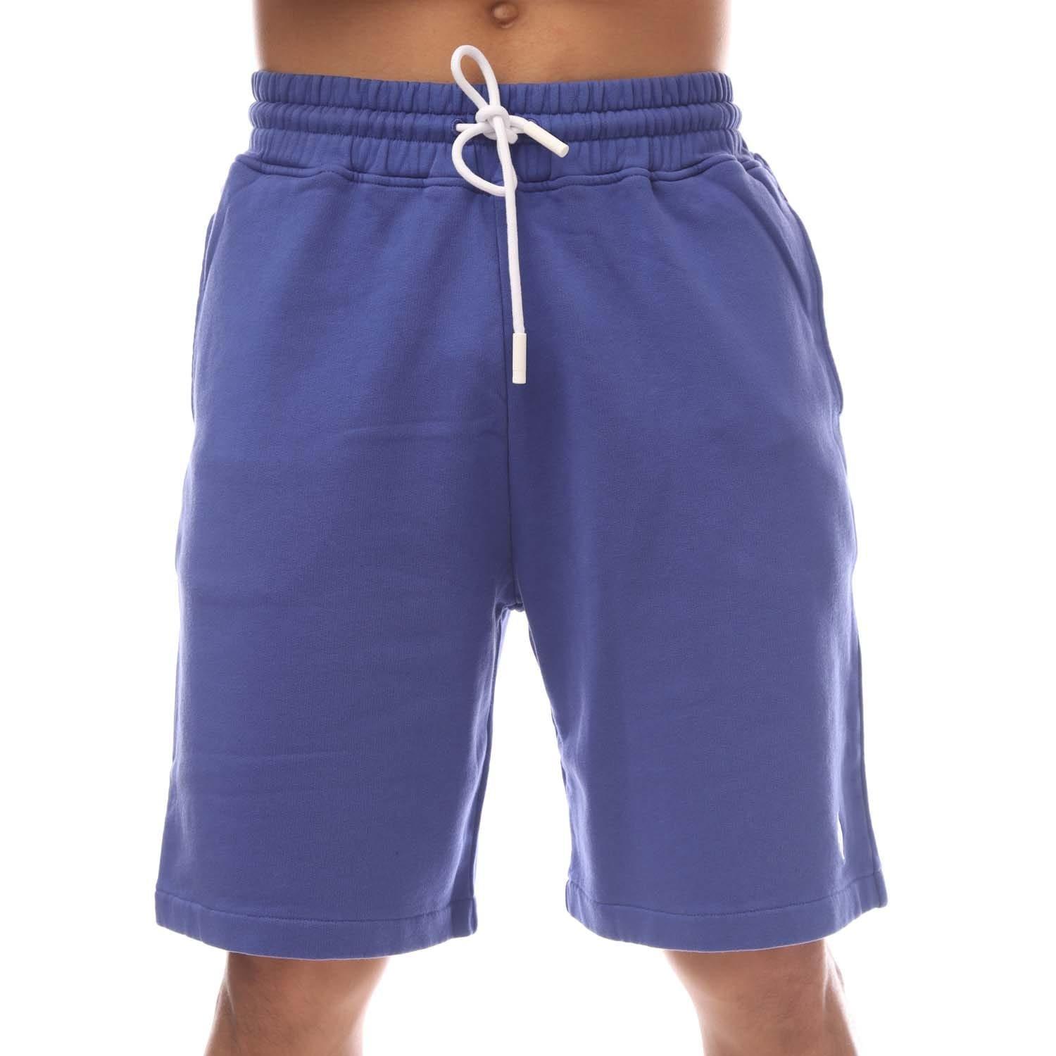 Blue-White - Marcelo Burlon - Cross Basket Shorts - 1