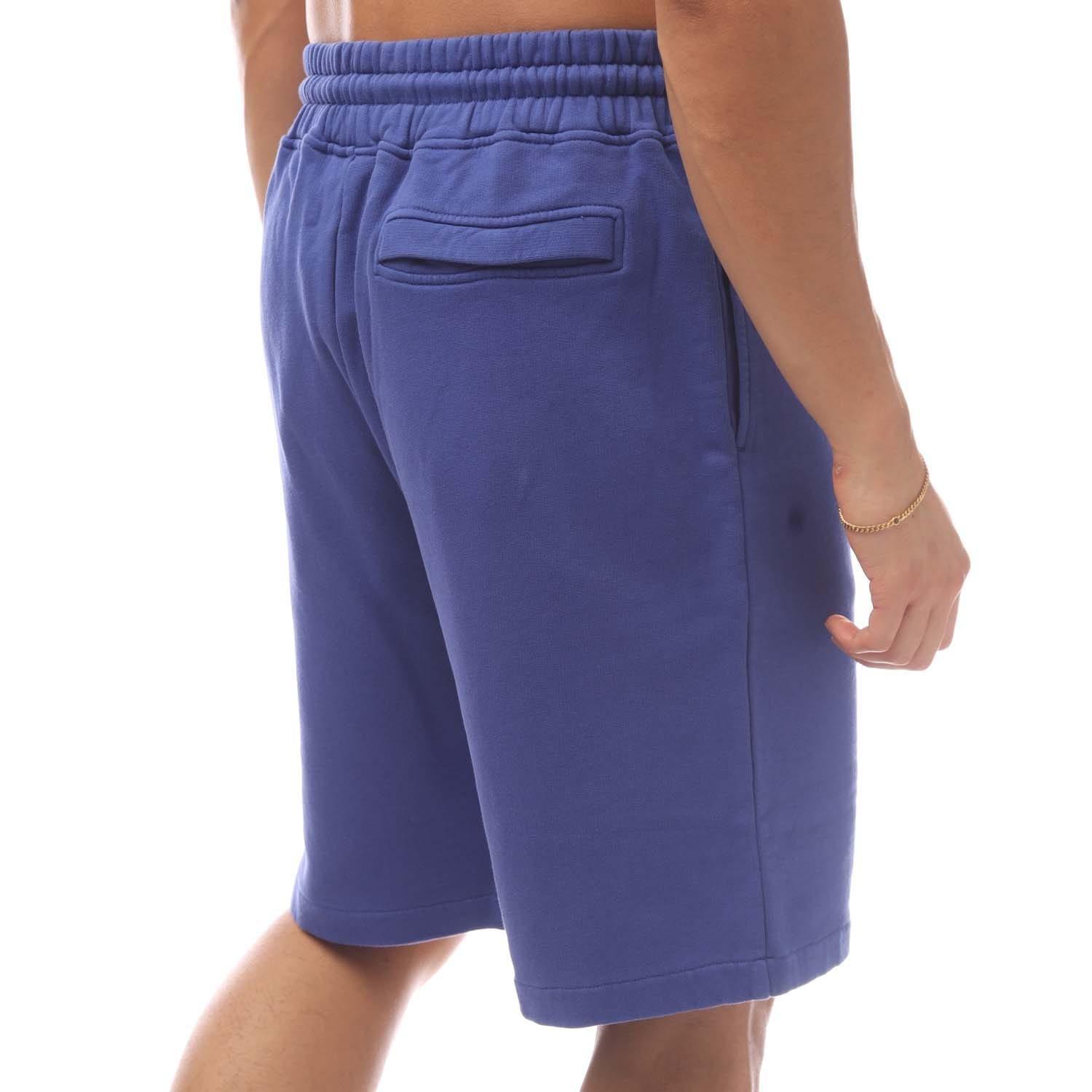 Blue-White - Marcelo Burlon - Cross Basket Shorts - 2