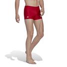 Écarlate/Blanc - adidas - Branded Boxer Swim Shorts - 4