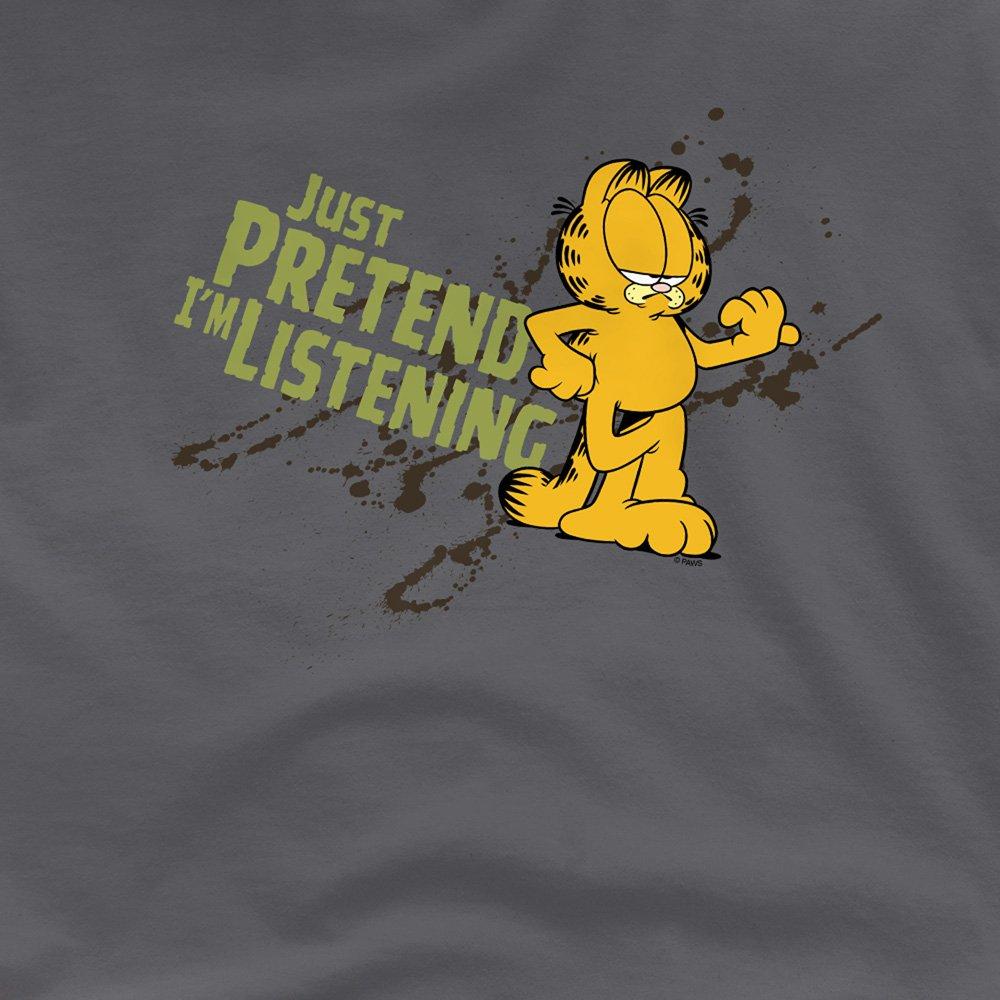 Grey - Garfield - Garfield Just Pretend Im Listening T Shirt Charco - 2