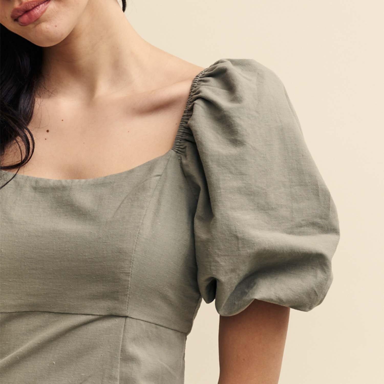 Green - Nobodys Child - Henri Midi Dress - 3