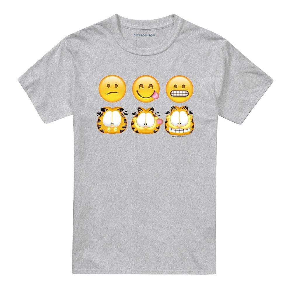 Grey - Garfield - Garfield Emojis T Shirt Athletic Heather - 4