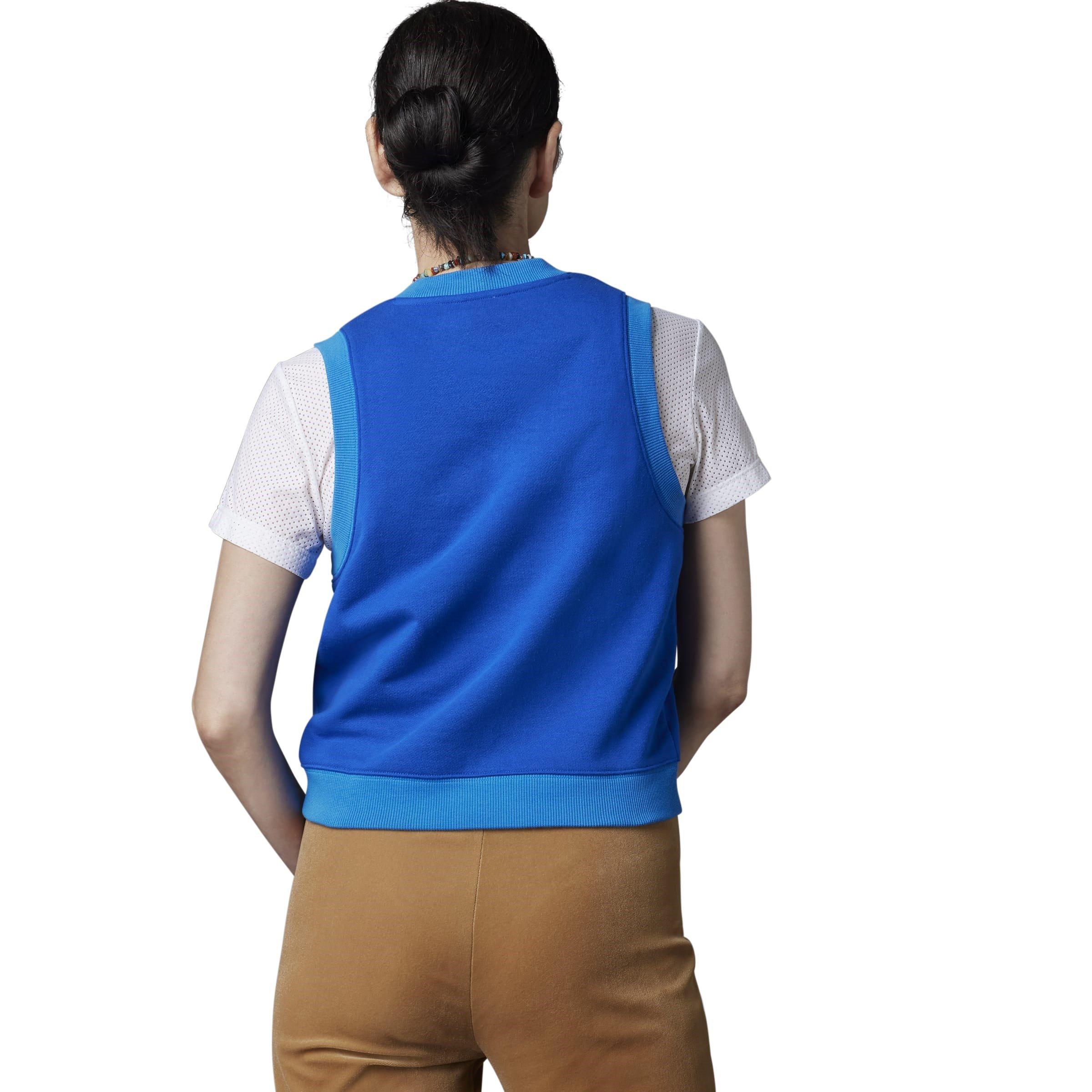Blue - adidas Originals - Adicolor 70s Sweater Vest Womens - 11