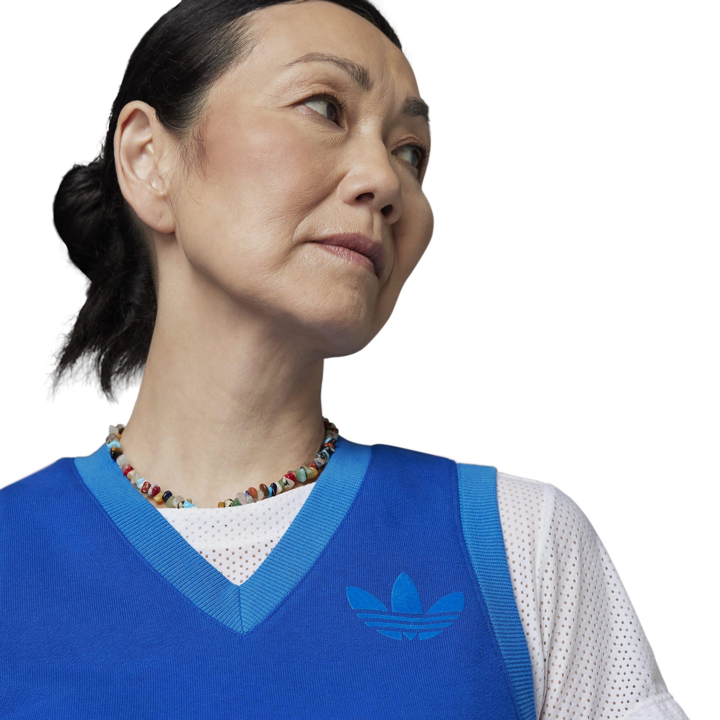 Blue - adidas Originals - Adicolor 70s Sweater Vest Womens - 12