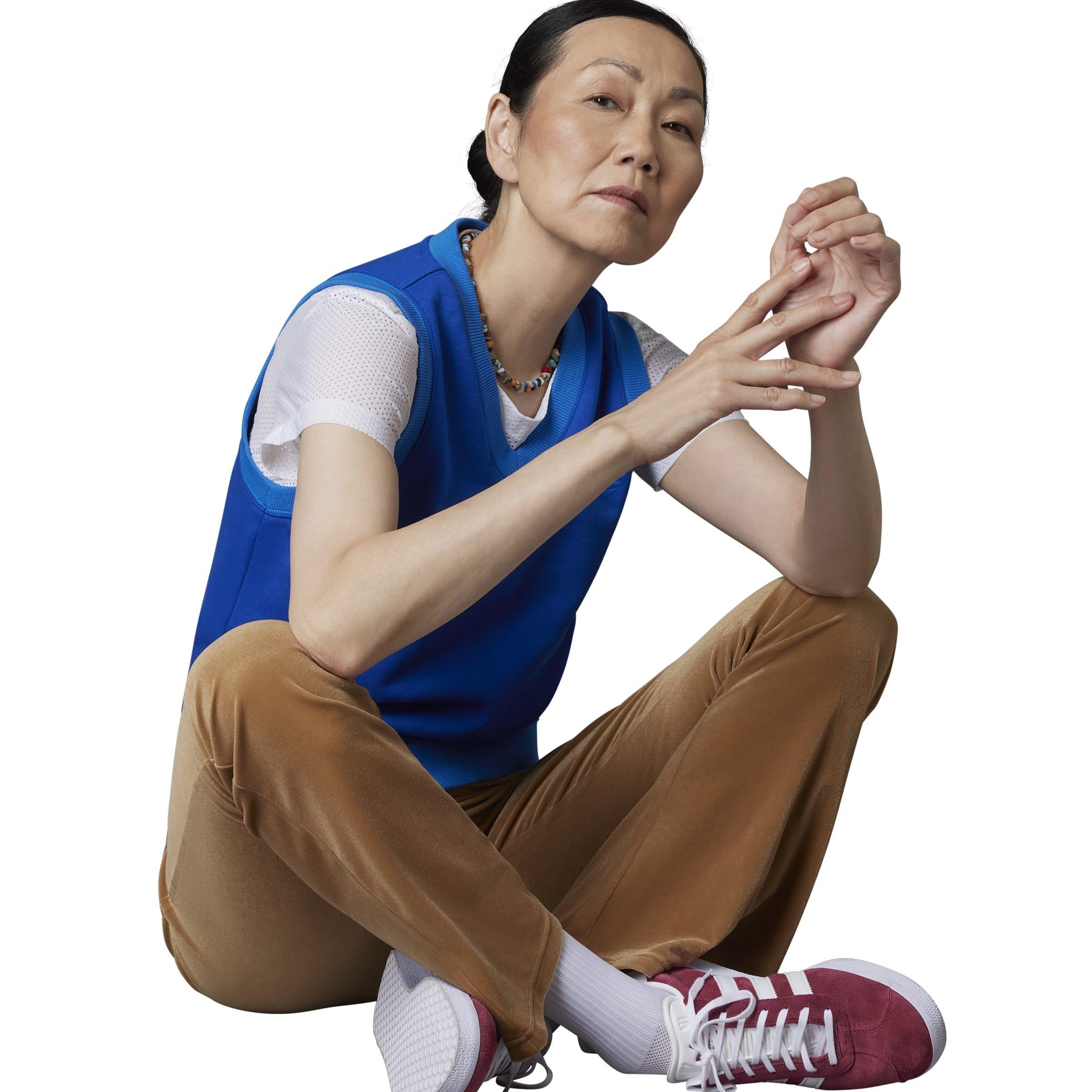 Blue - adidas Originals - Adicolor 70s Sweater Vest Womens - 15