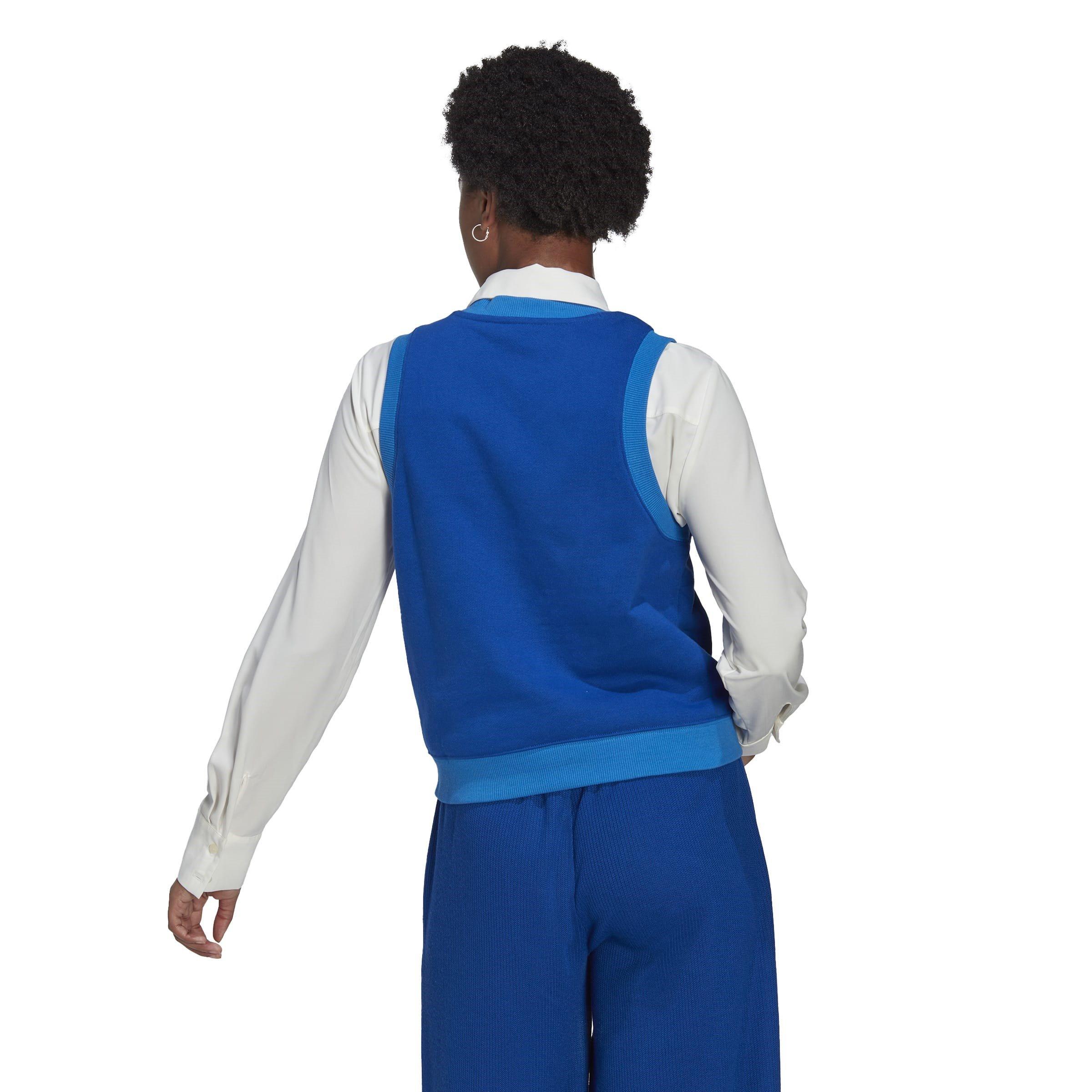 Blue - adidas Originals - Adicolor 70s Sweater Vest Womens - 3