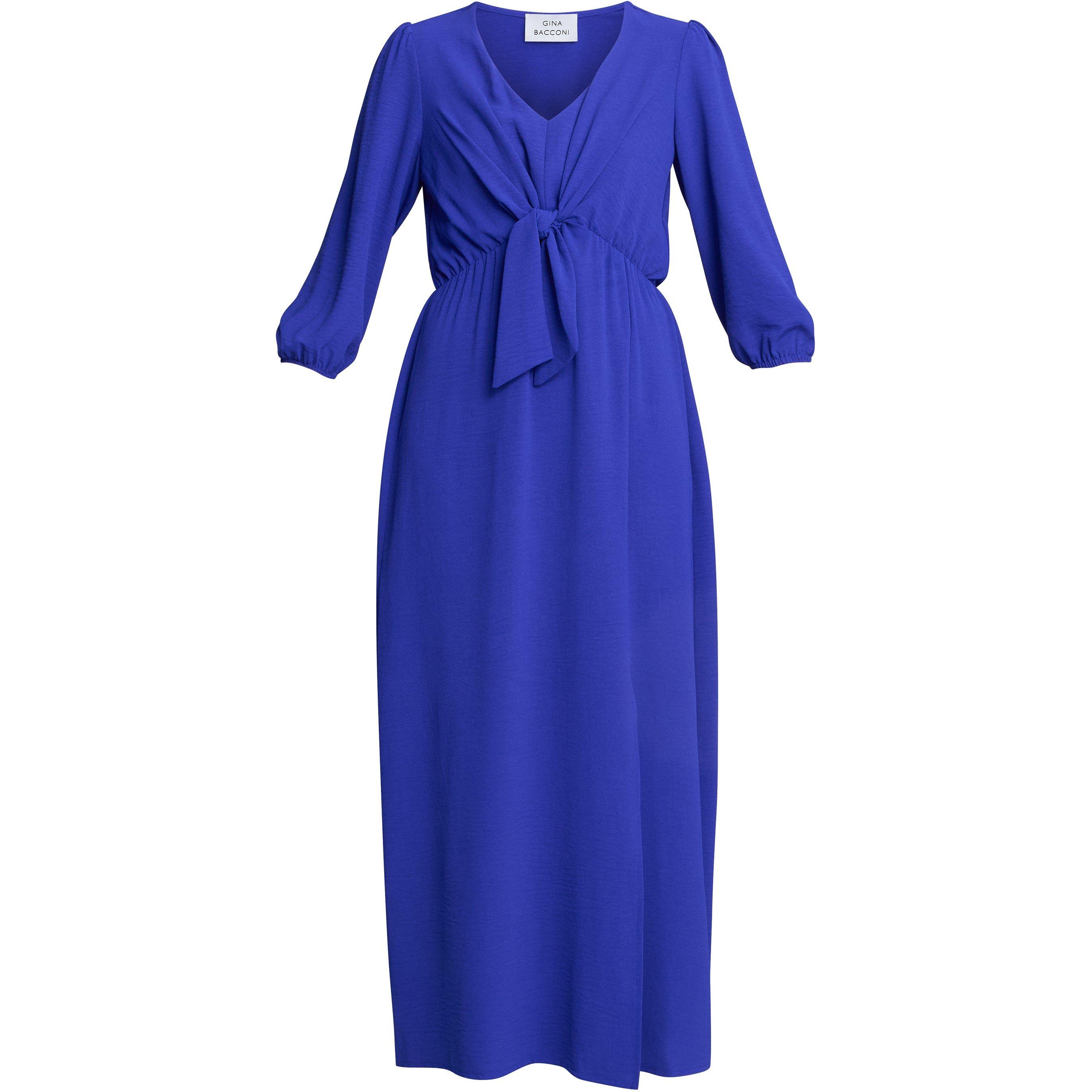 Gina Bacconi Women's Dionne Maxi Ball Gown - Sapphire - 8