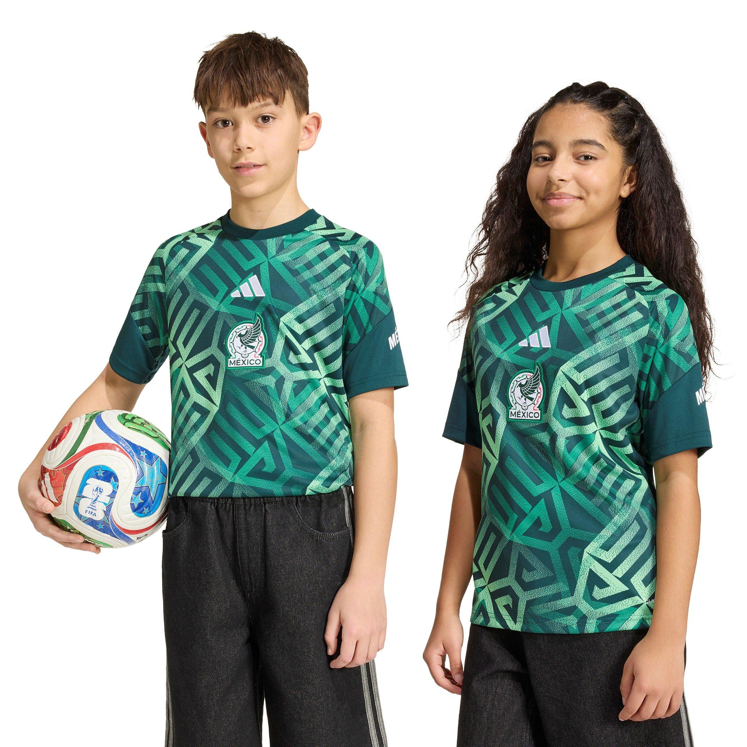 Verde/Blanco - adidas - Kids' Mexico Short Sleeve T-Shirt - 3