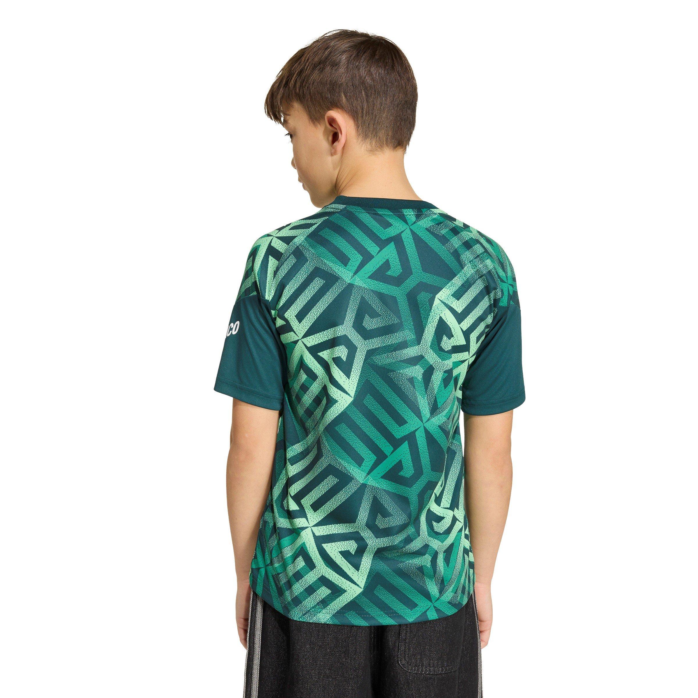 Verde/Blanco - adidas - Kids' Mexico Short Sleeve T-Shirt - 6
