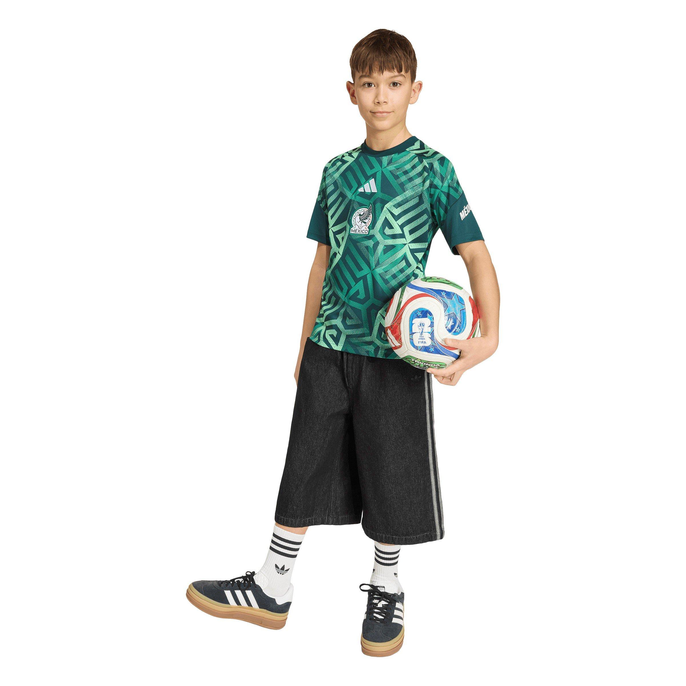 Verde/Blanco - adidas - Kids' Mexico Short Sleeve T-Shirt - 7
