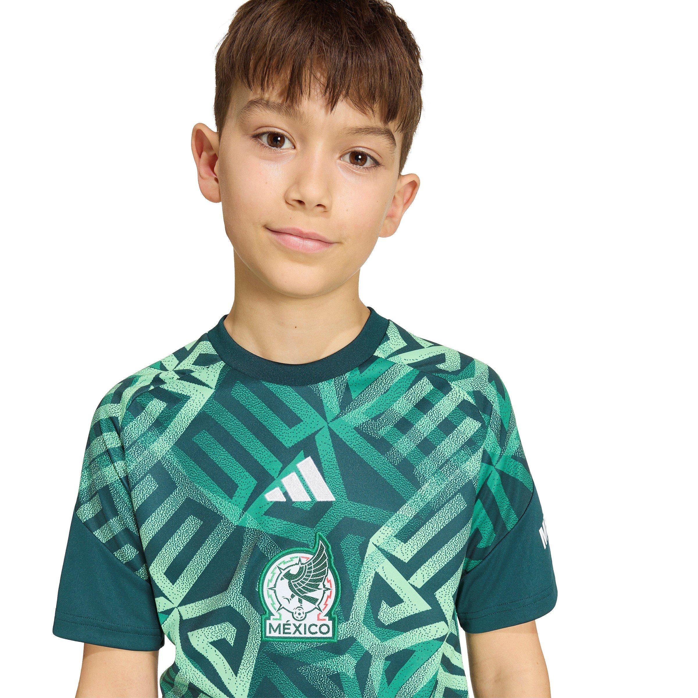 Verde/Blanco - adidas - Kids' Mexico Short Sleeve T-Shirt - 8