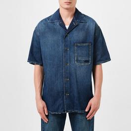 Alexander McQueen Denim Bowling Shirt