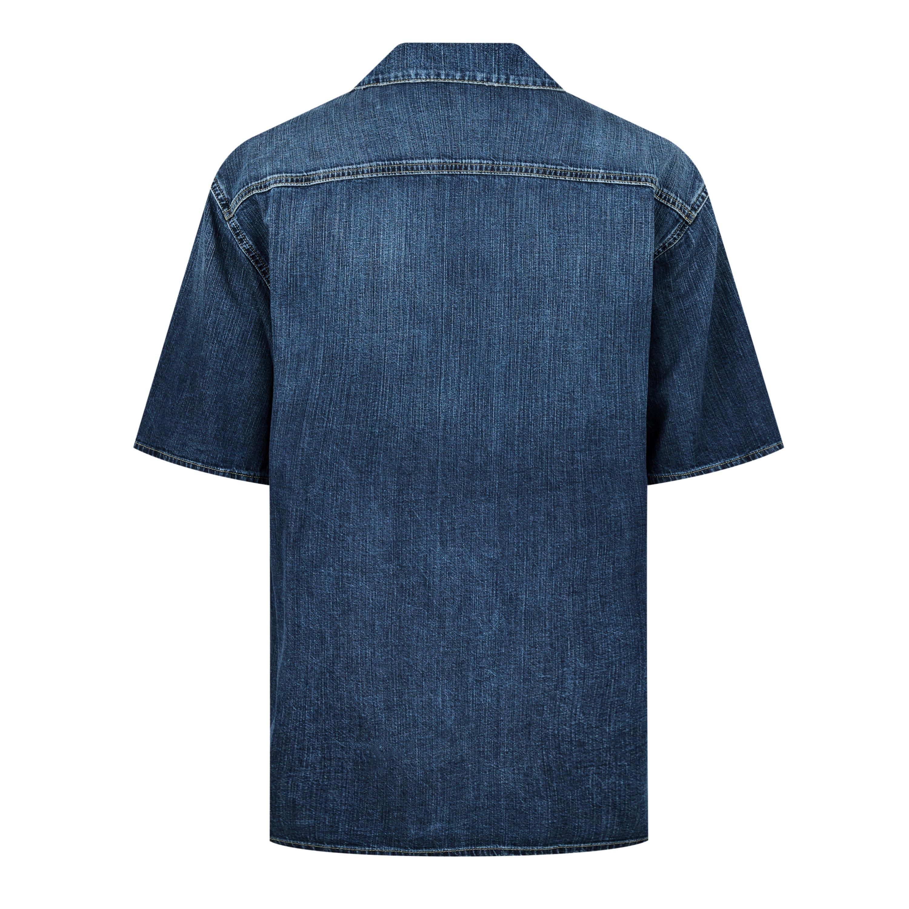 Alexander McQueen | Denim Bowling Shirt | Bowling Shirt - Short