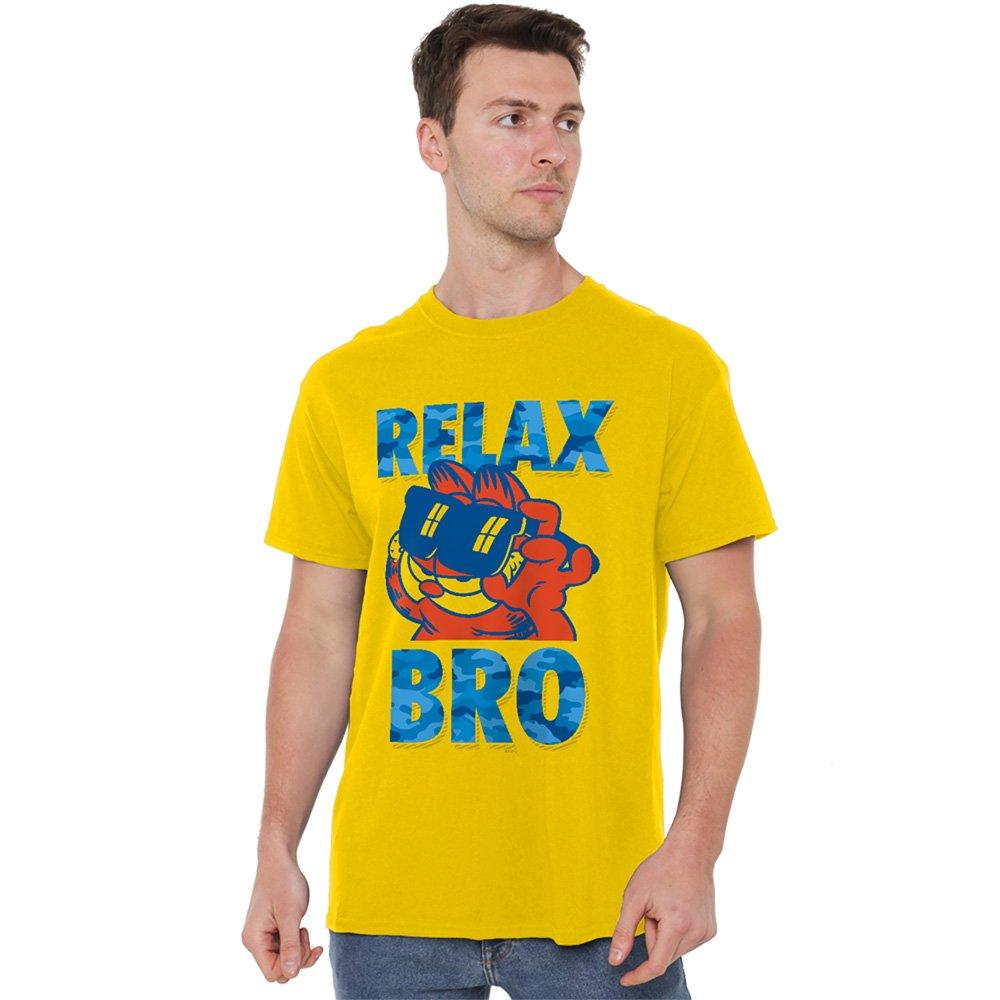 Yellow - Garfield - Garfield Relax Bro T Shirt Yellow - 1