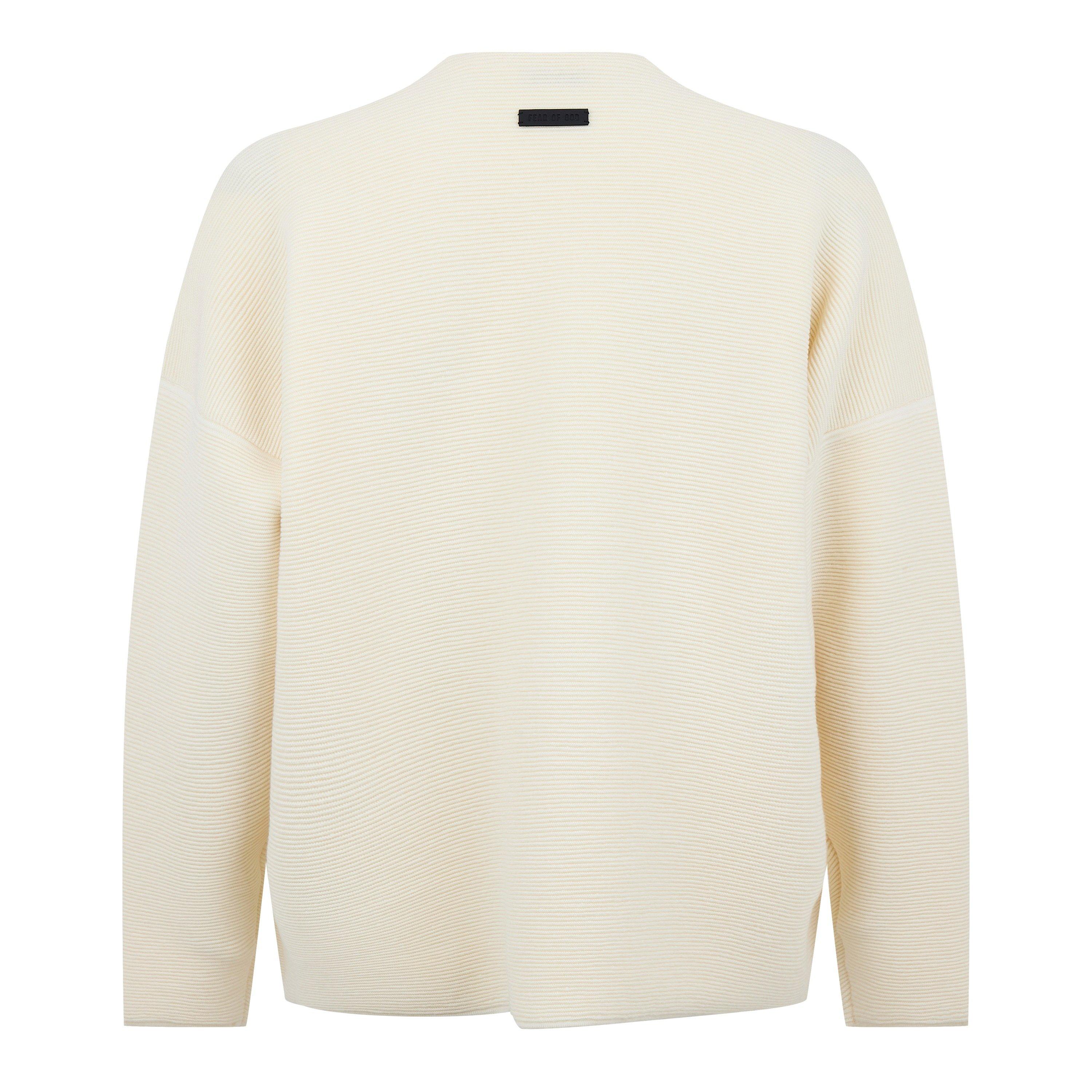 Cream - Fear Of God - Ottoman Wool Straight Neck Sweater - 6