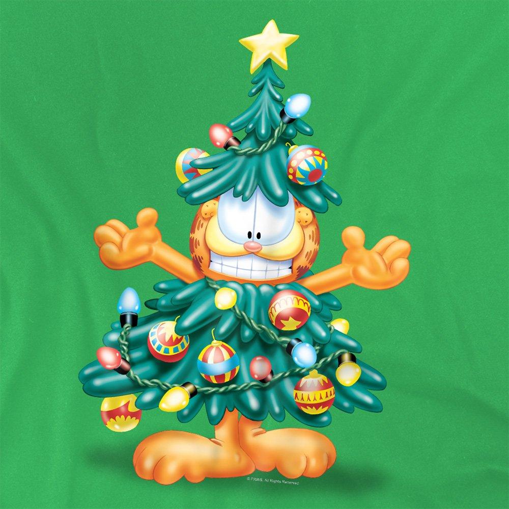 Green - Garfield - Garfield Tree T Shirt Kelly Green - 2