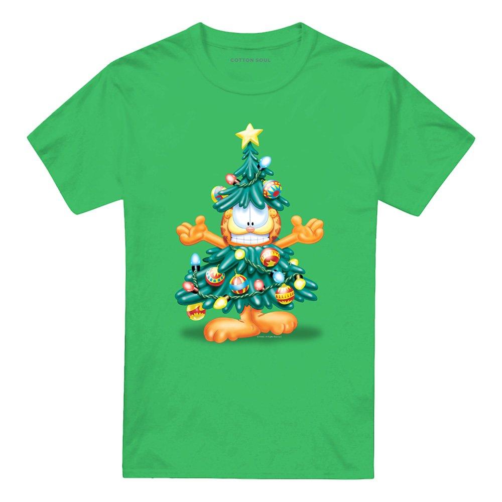 Green - Garfield - Garfield Tree T Shirt Kelly Green - 4