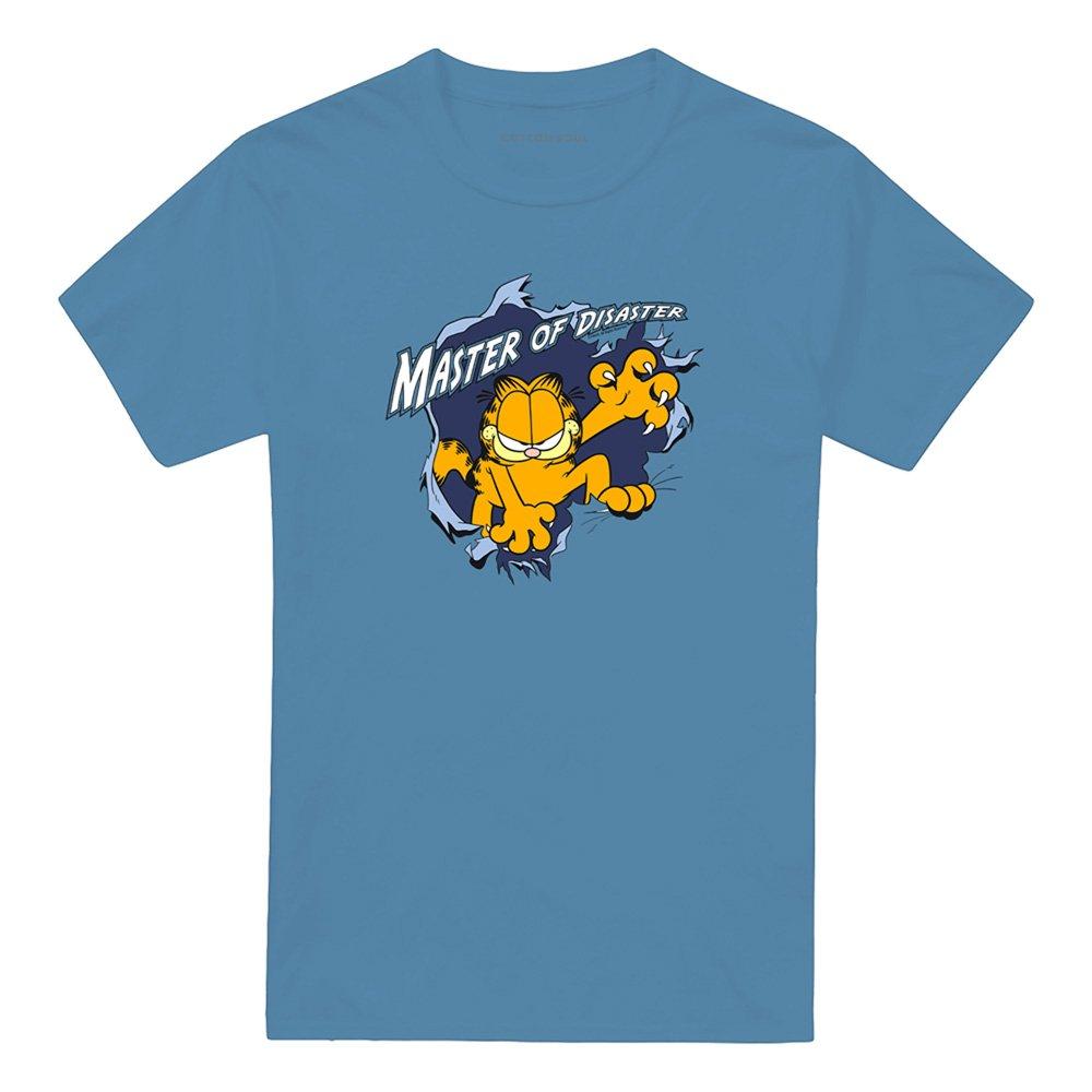 Blue - Garfield - Garfield Master Of Disaster T Shirt Carolina Blue - 4