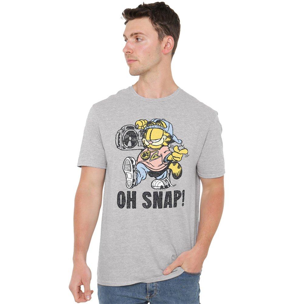Grey - Garfield - Garfield Oh Snap T Shirt Athletic Heather - 1