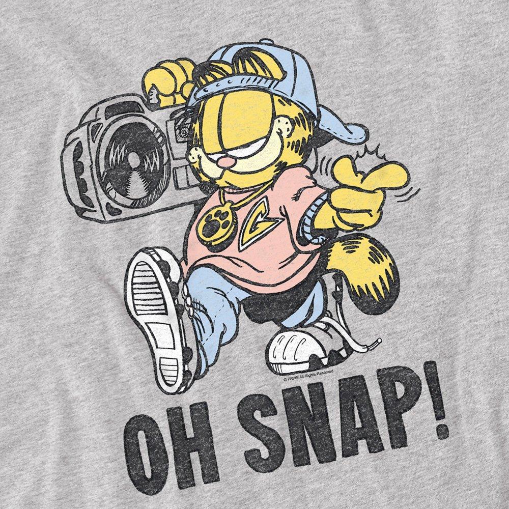 Grey - Garfield - Garfield Oh Snap T Shirt Athletic Heather - 2