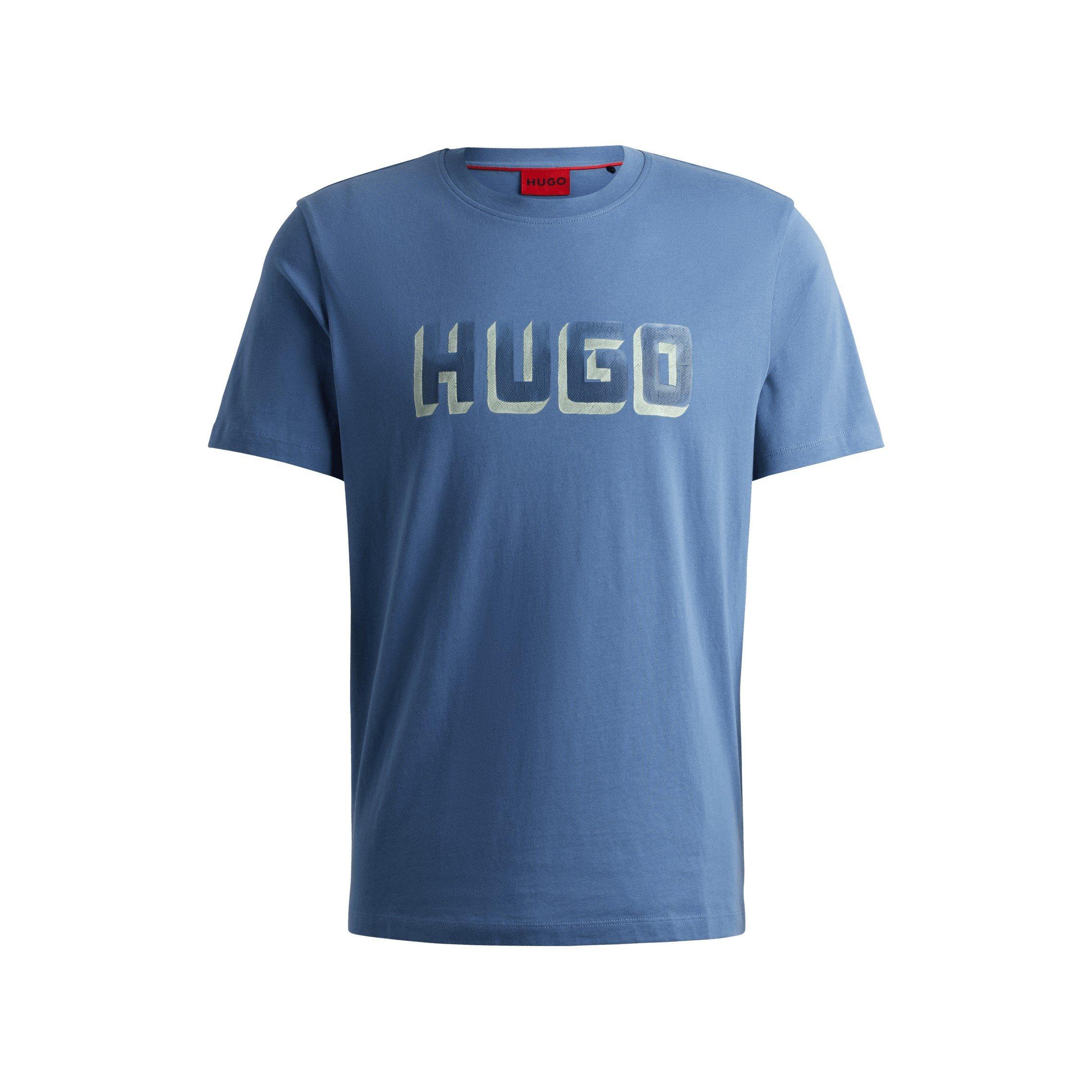 Hugo Logo Print Cotton-Jersey T-Shirt