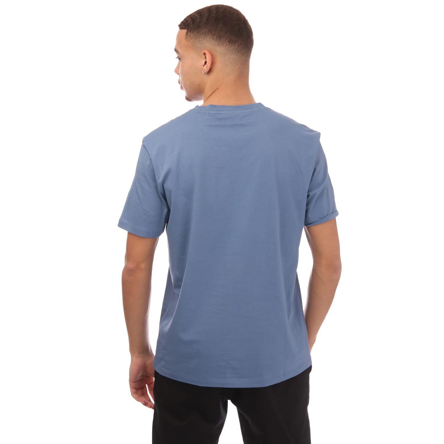 Blue - Hugo - Logo Print T-Shirt - 2