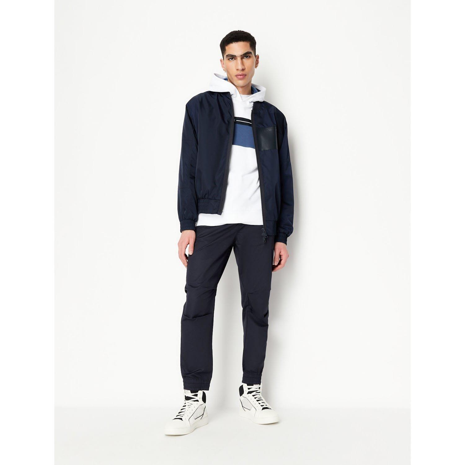 Navy - Armani Exchange - Trousers - 4