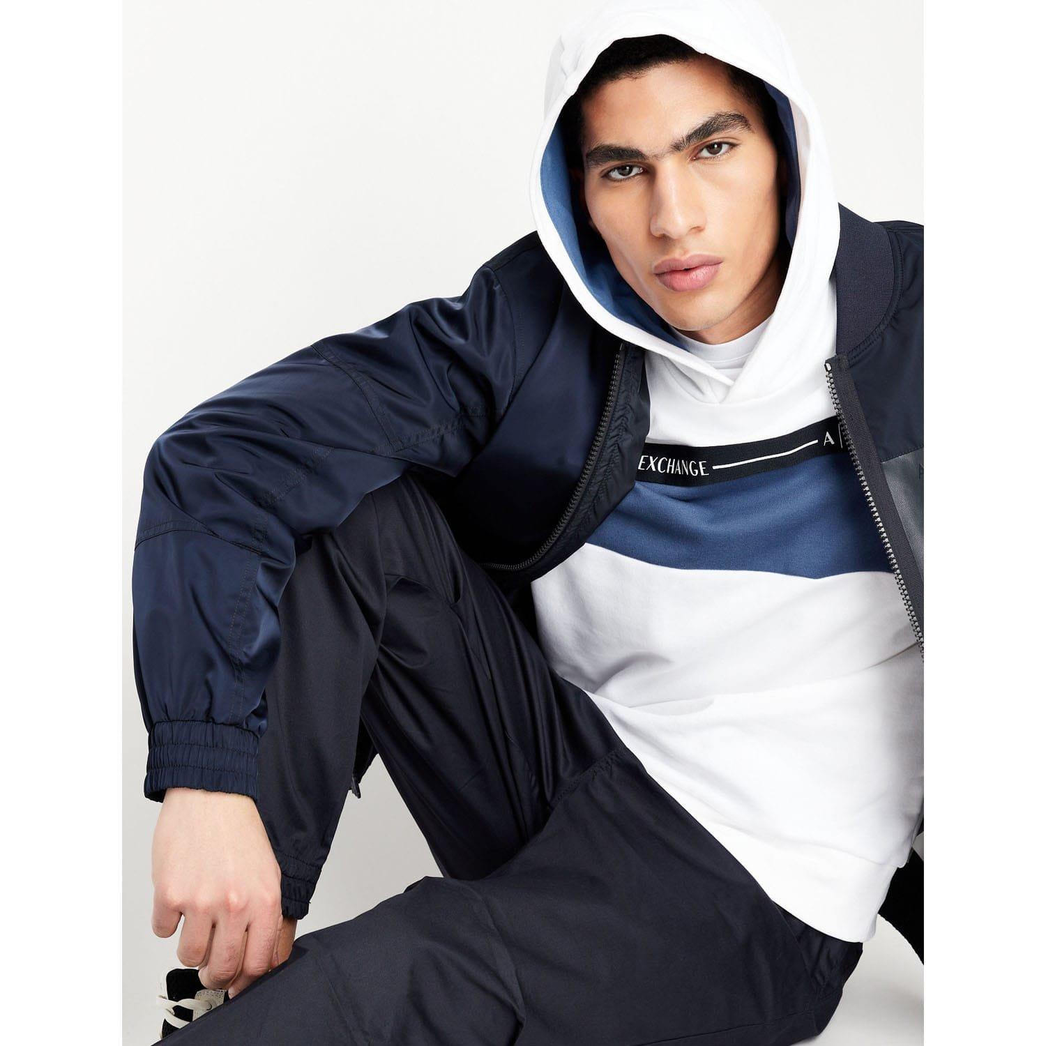 Navy - Armani Exchange - Trousers - 5