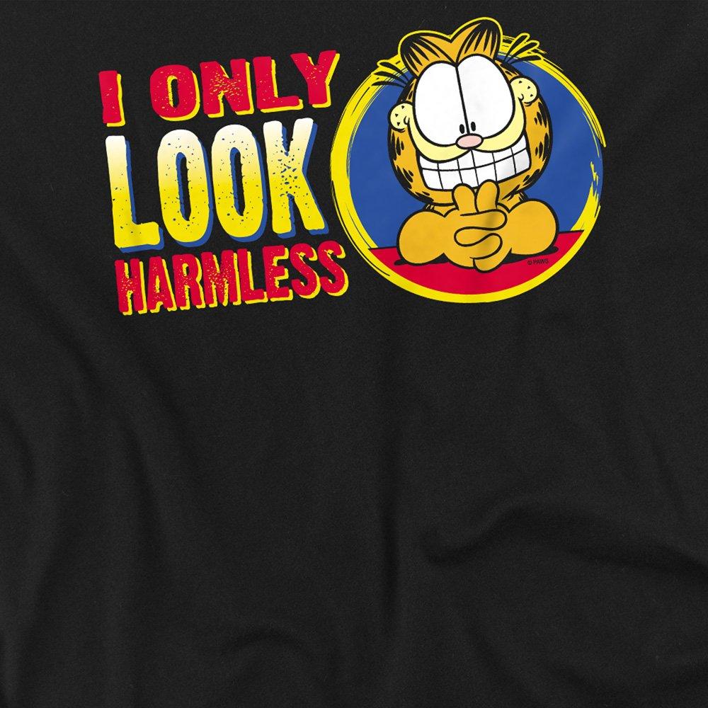 Black - Garfield - Garfield I Only Look Harmless T Shirt Black - 2